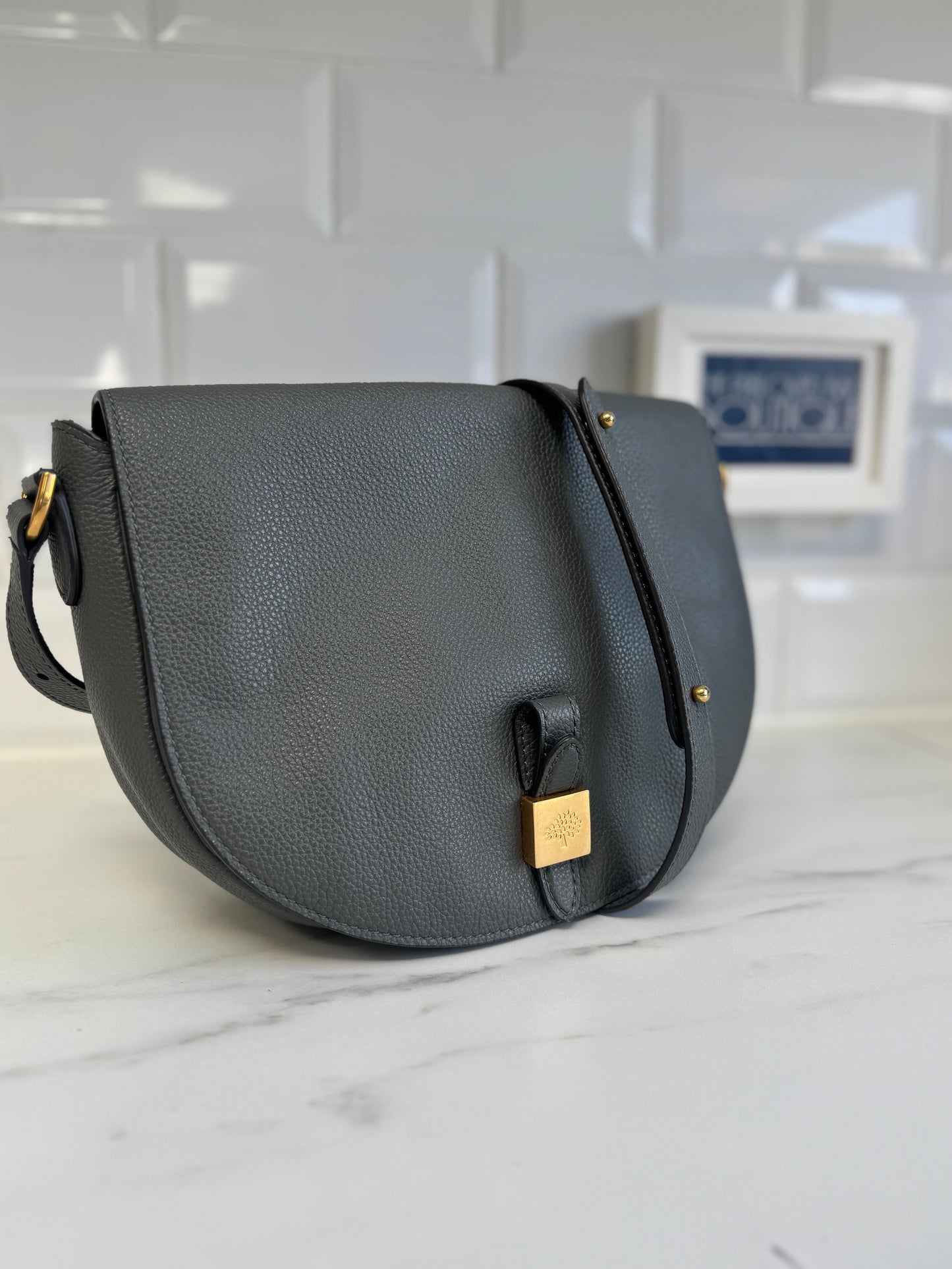 Mulberry Small Tessie Satchel - Grey
