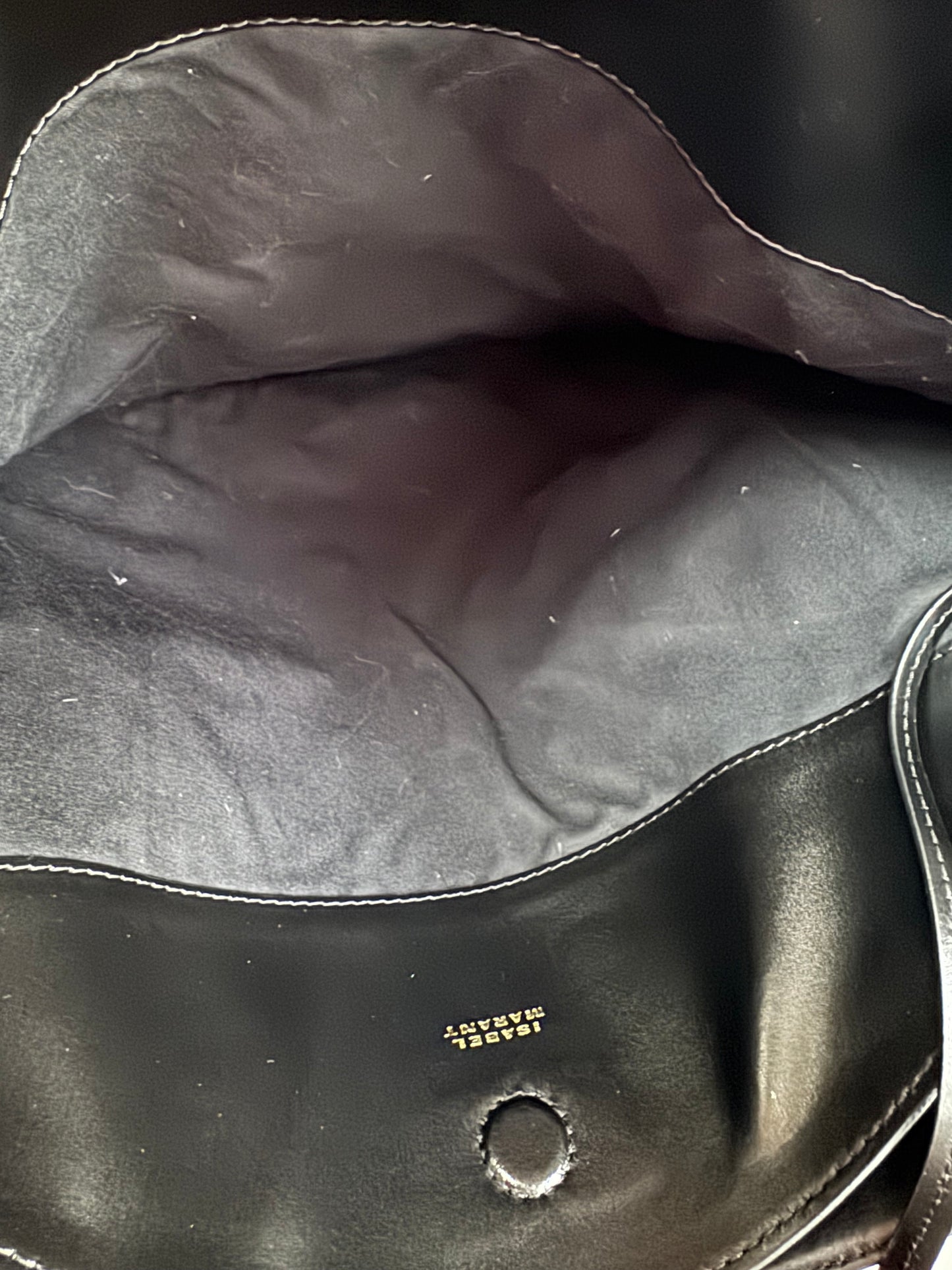 Isabel Marant Oskan Soft Hobo - Black