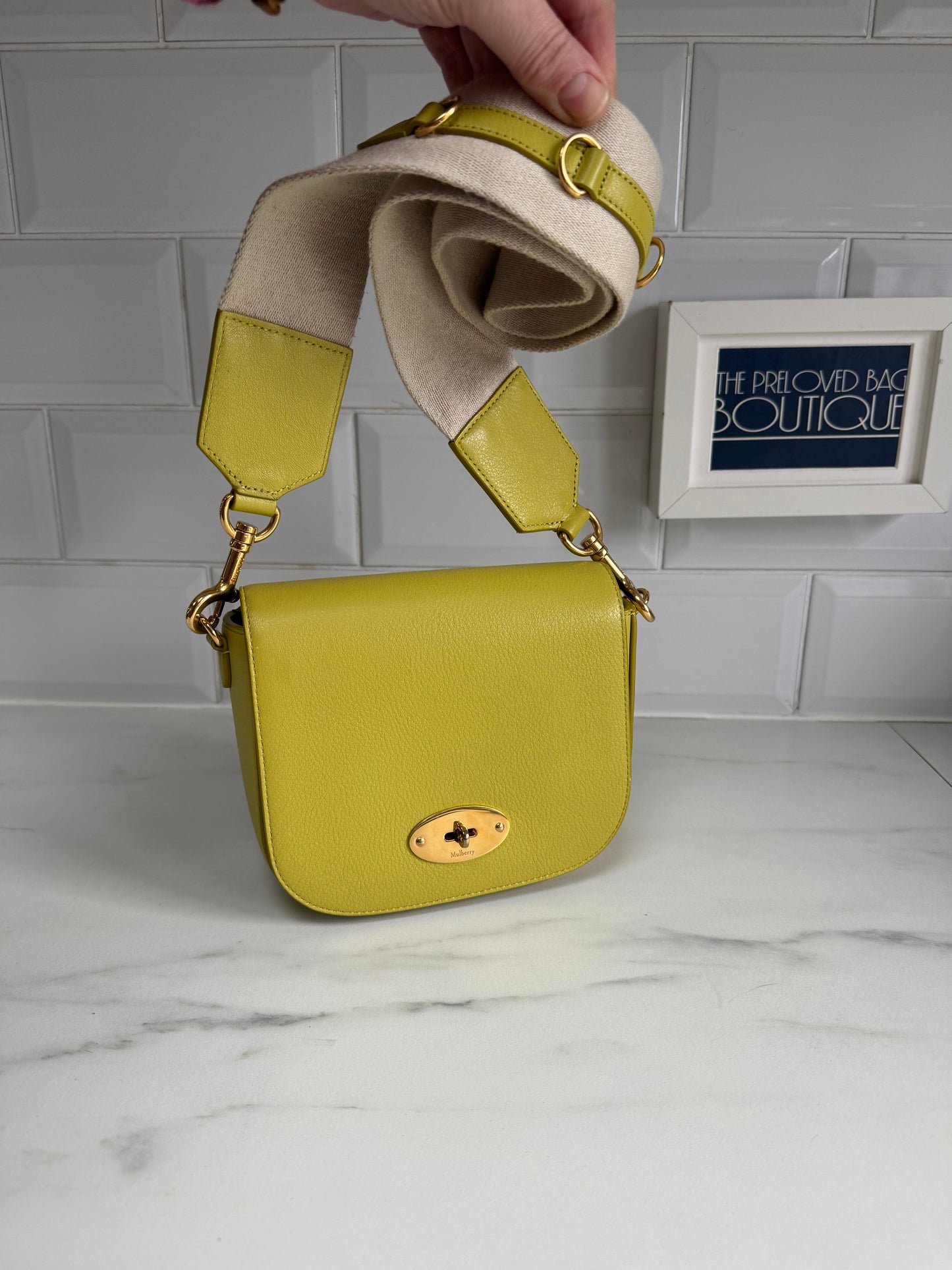 Mulberry Small Darley Satchel - Meadow Green