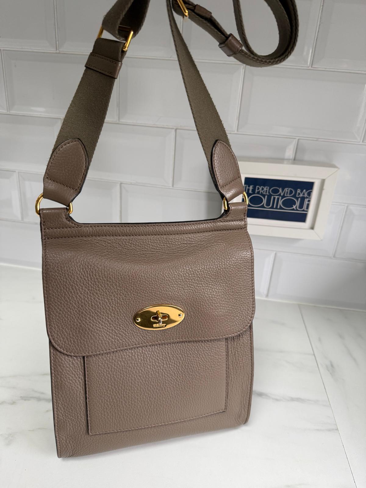 Mulberry Antony Messenger - Clay