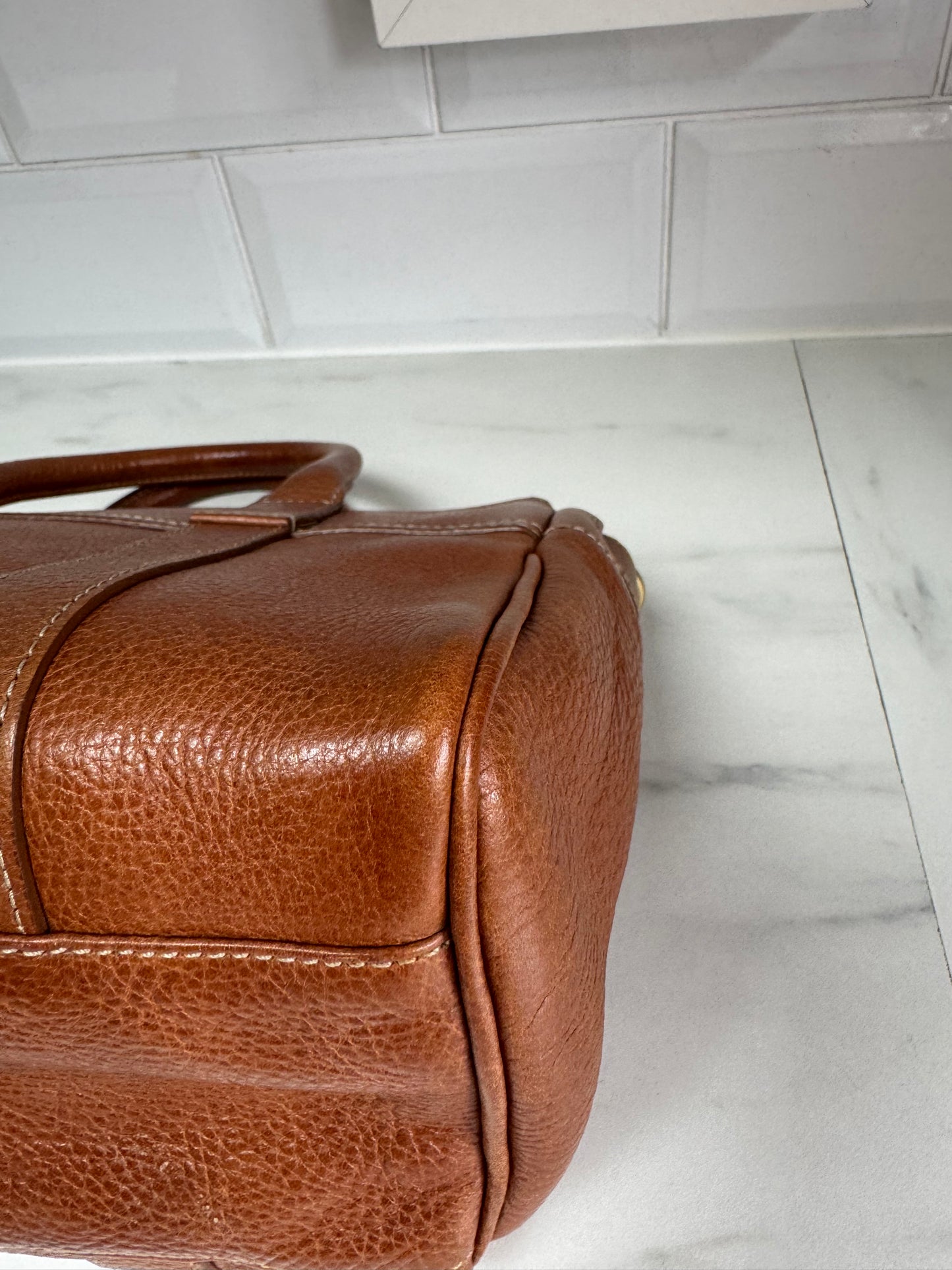 Mulberry SmallBayswater Satchel - Oak