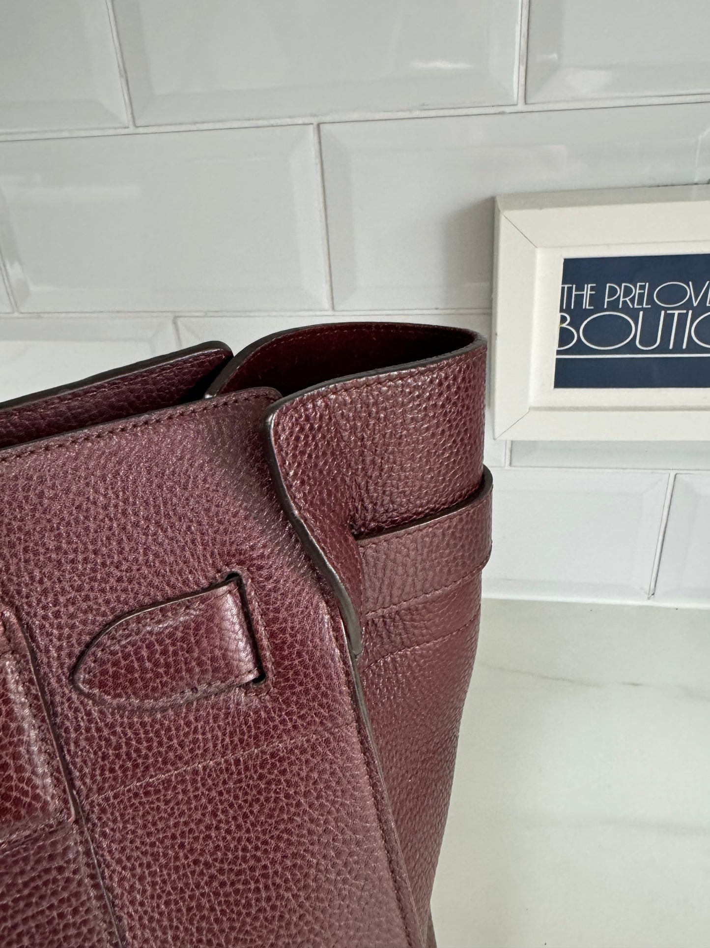 Mulberry Large Zipped Bayswater - Oxblood