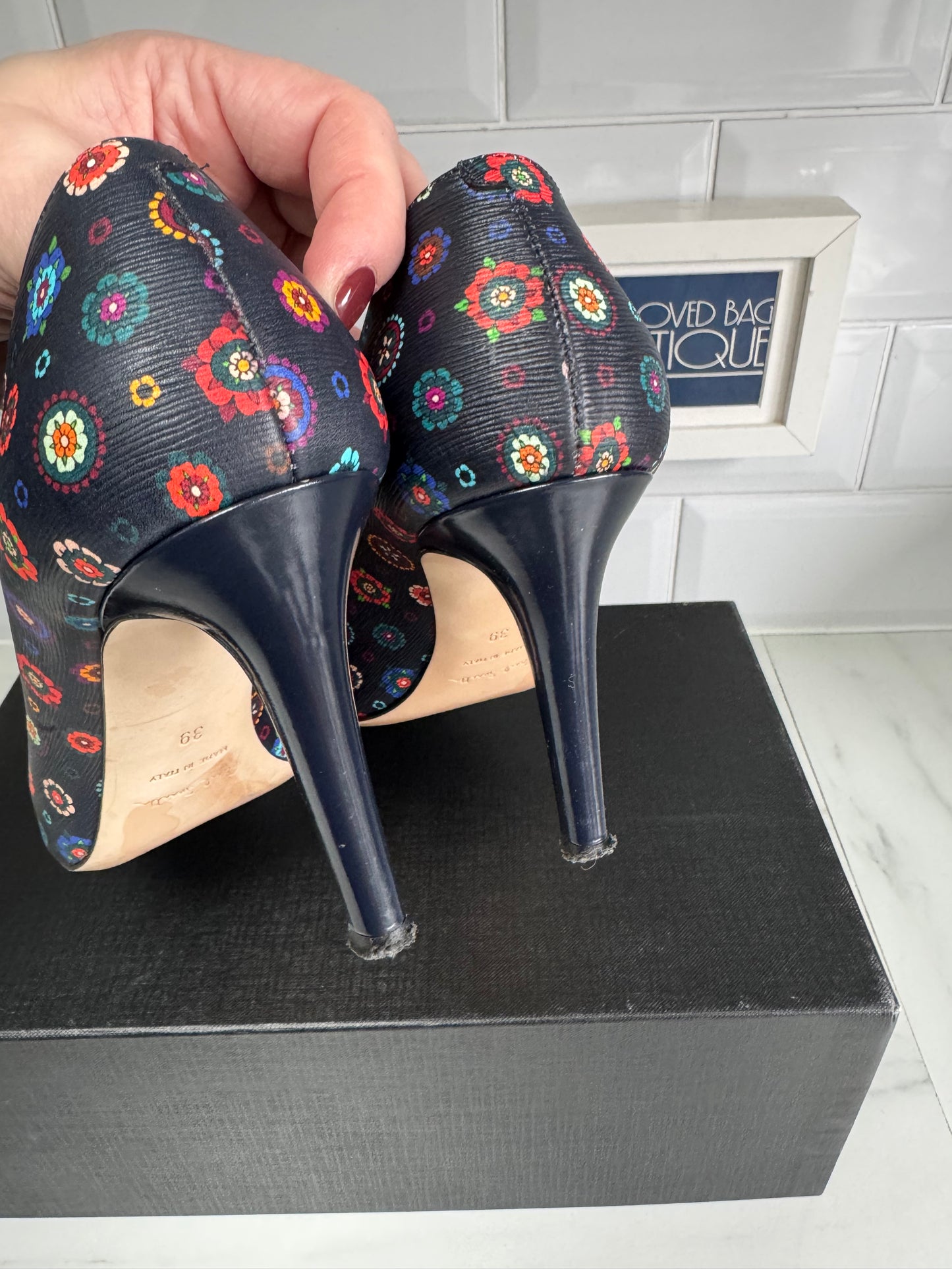 Paul Smith Patterned Heels - Blue, Red, Green, white