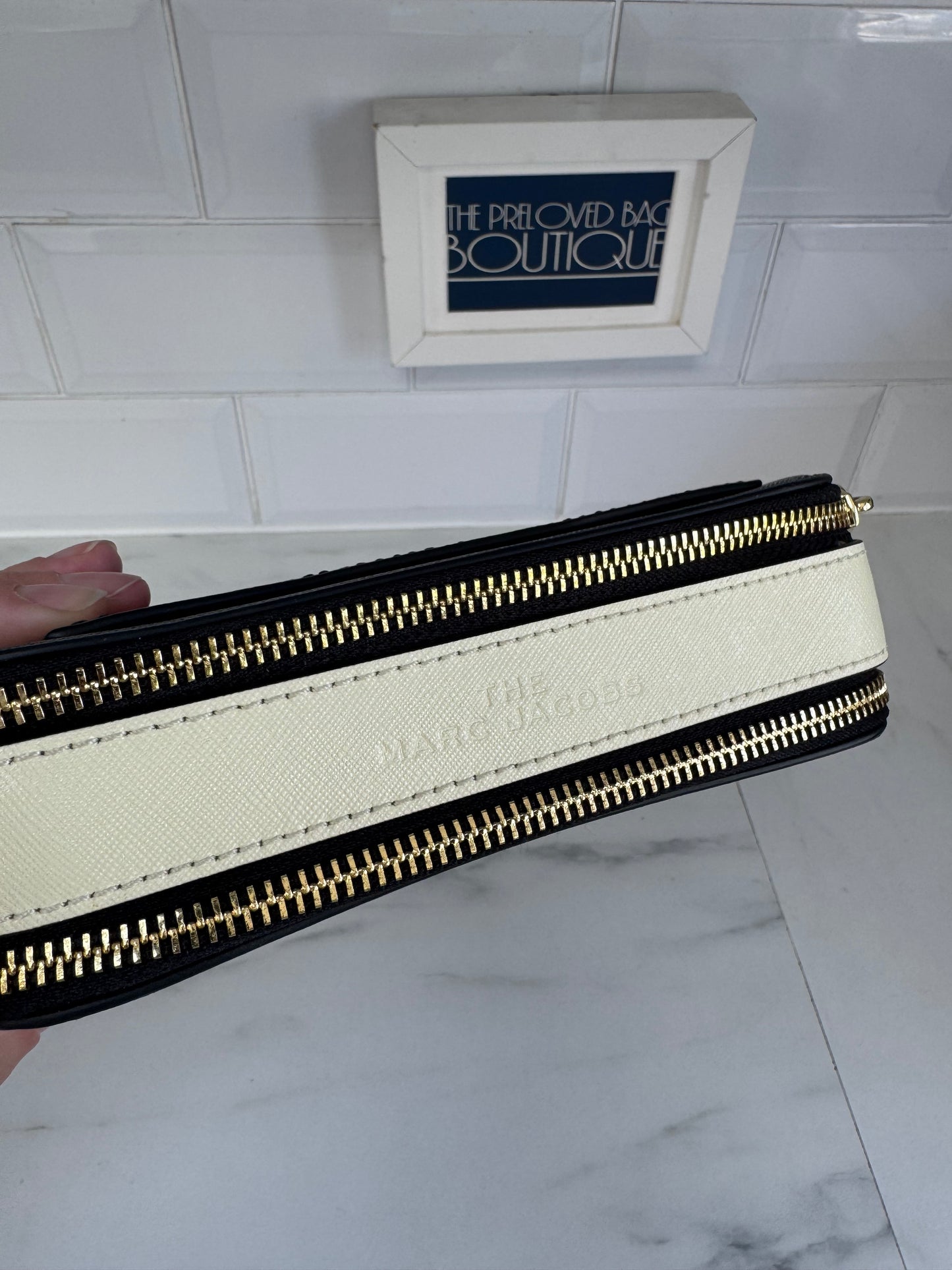 Marc Jacobs Snapshot Camera Bag - Black and White