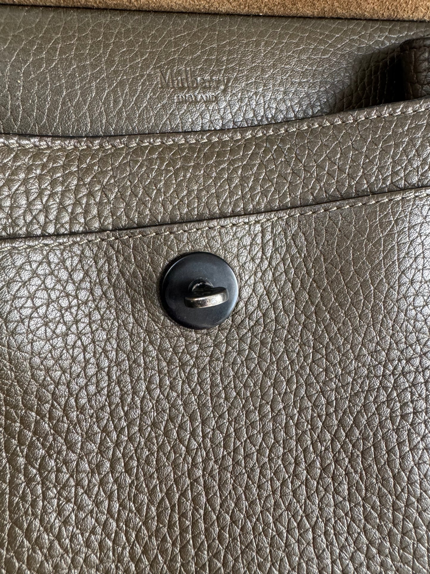 Mulberry Small Antony - Dark Palm