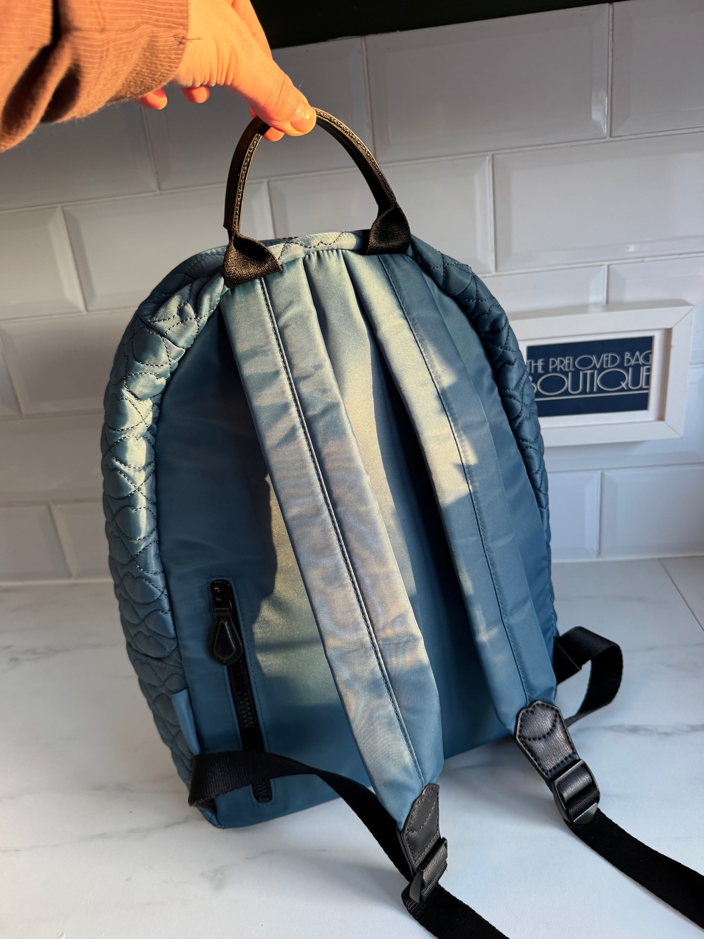 Lulu Guinness Tony Lips Backpack - Ink Blue
