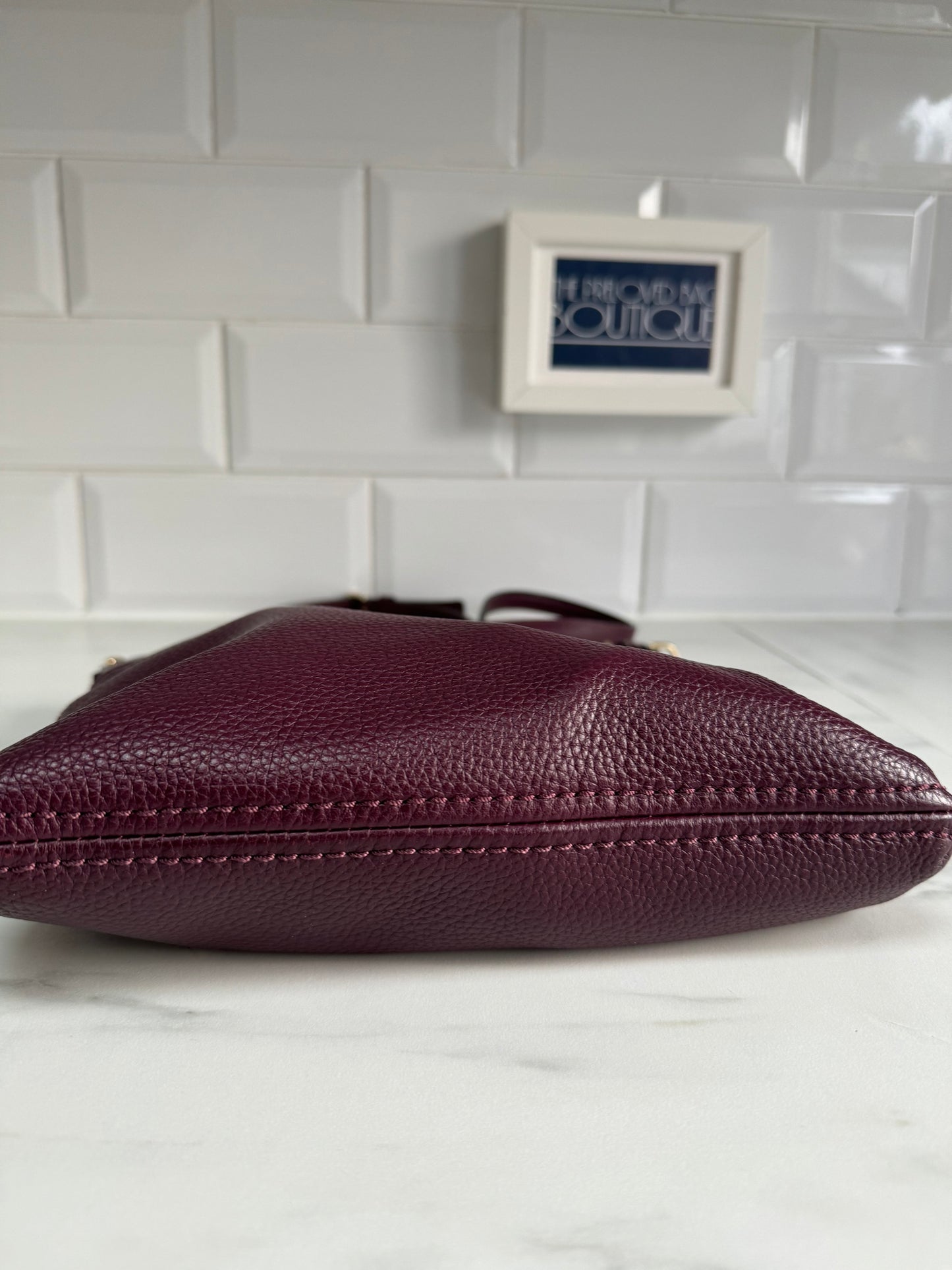 Kate Spade Crossbody Messenger Bag - Burgundy