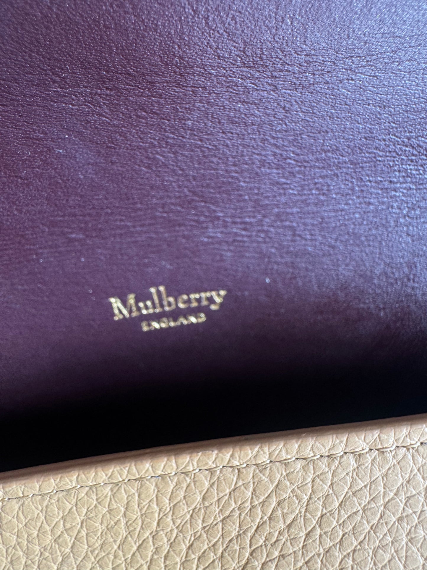 Mulberry Darley Cosmetic Pouch - Deer Brown