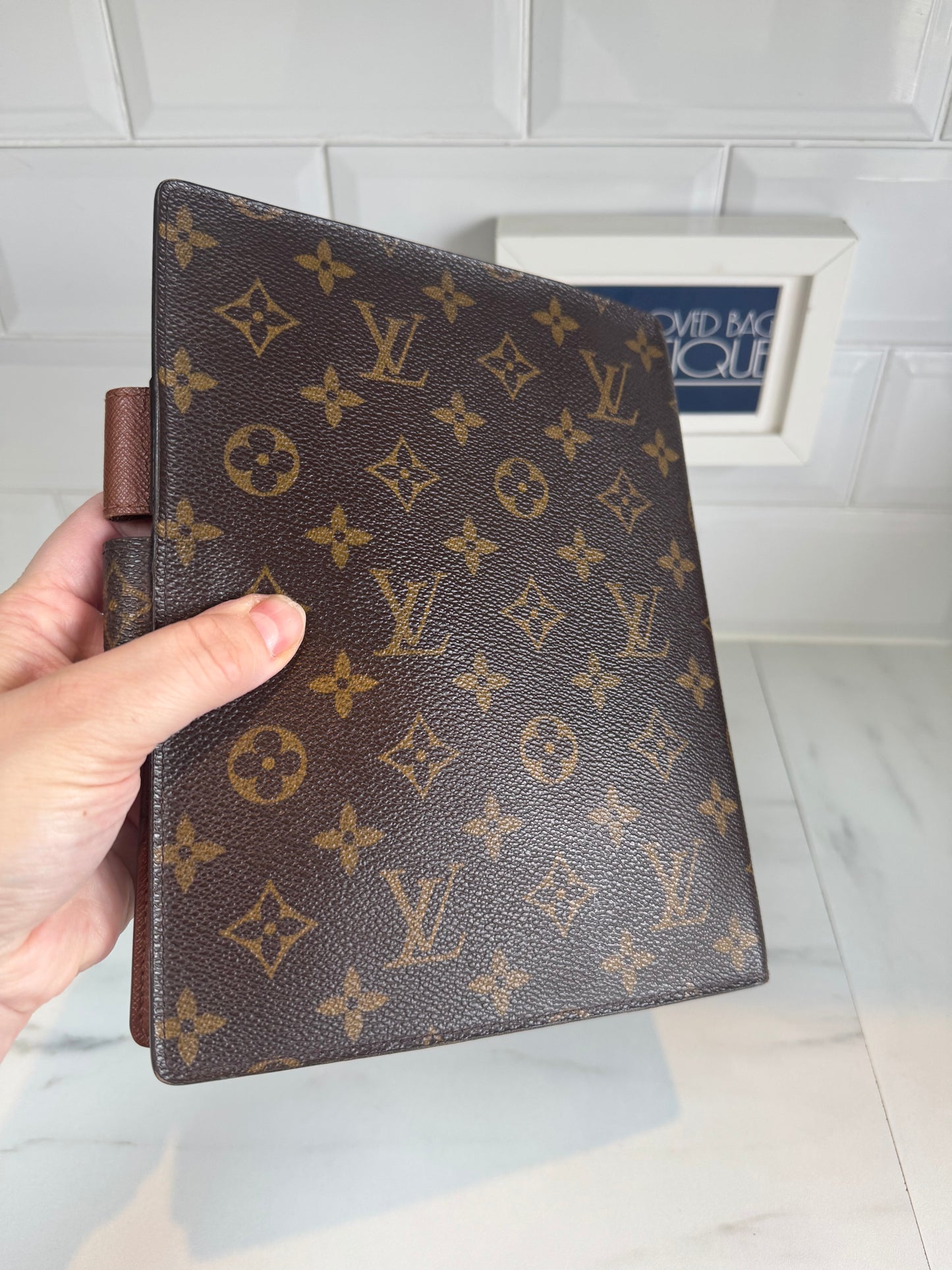 Louis Vuitton Large Ring Agenda Cover - Monogram Brown