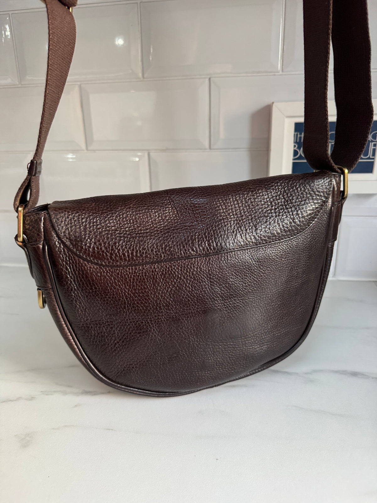 Mulberry Bonnie Satchel - Chocolate Brown