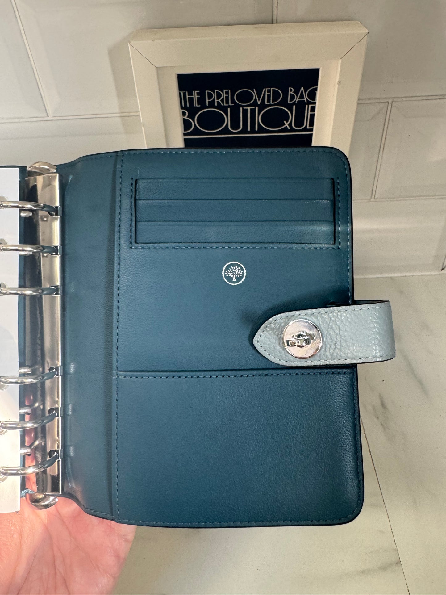 Mulberry Postmans Lock Pocketbook  - Cloud