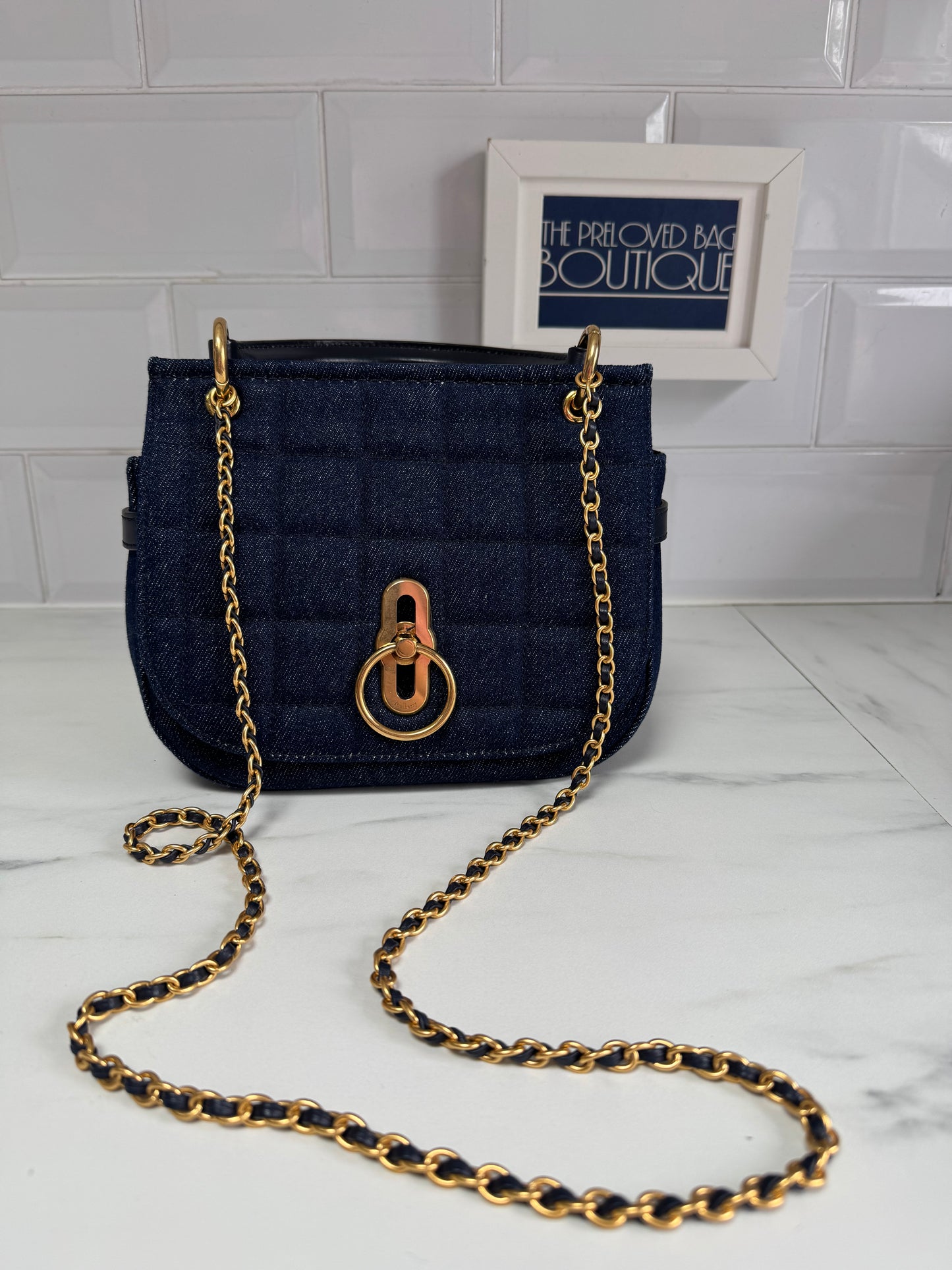Mulberry Small Amberley - Denim