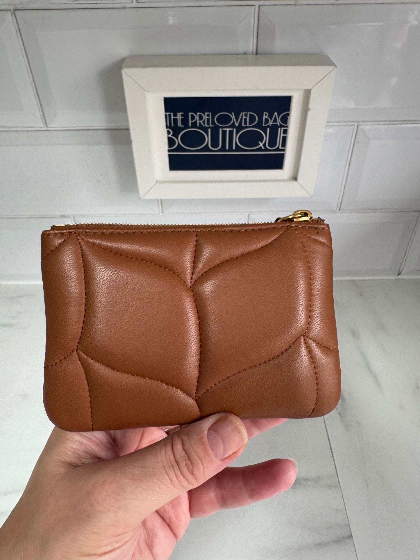 Mulberry Zipped Coin Purse - Tobacco