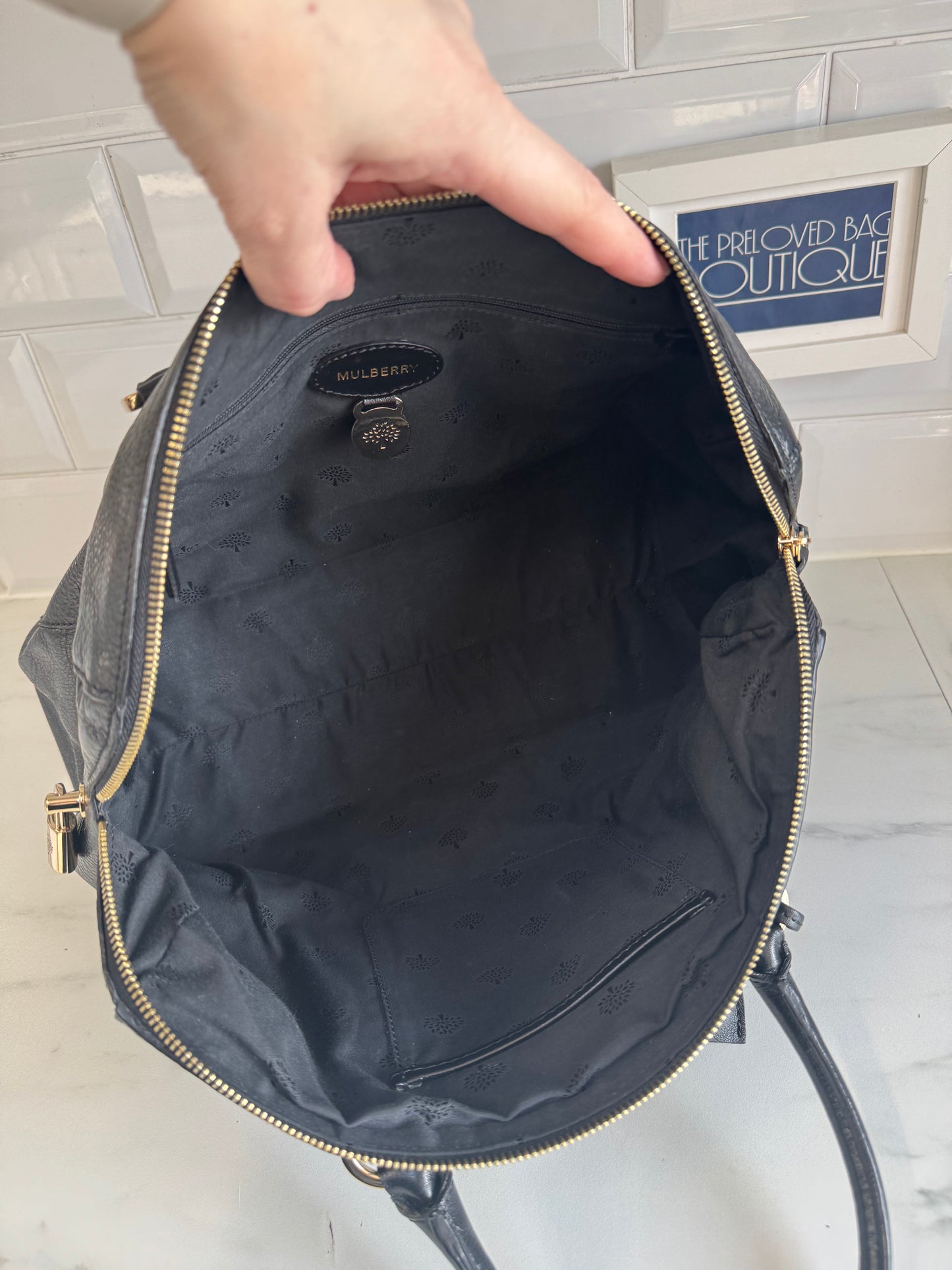 Mulberry Large Del Rey - Black