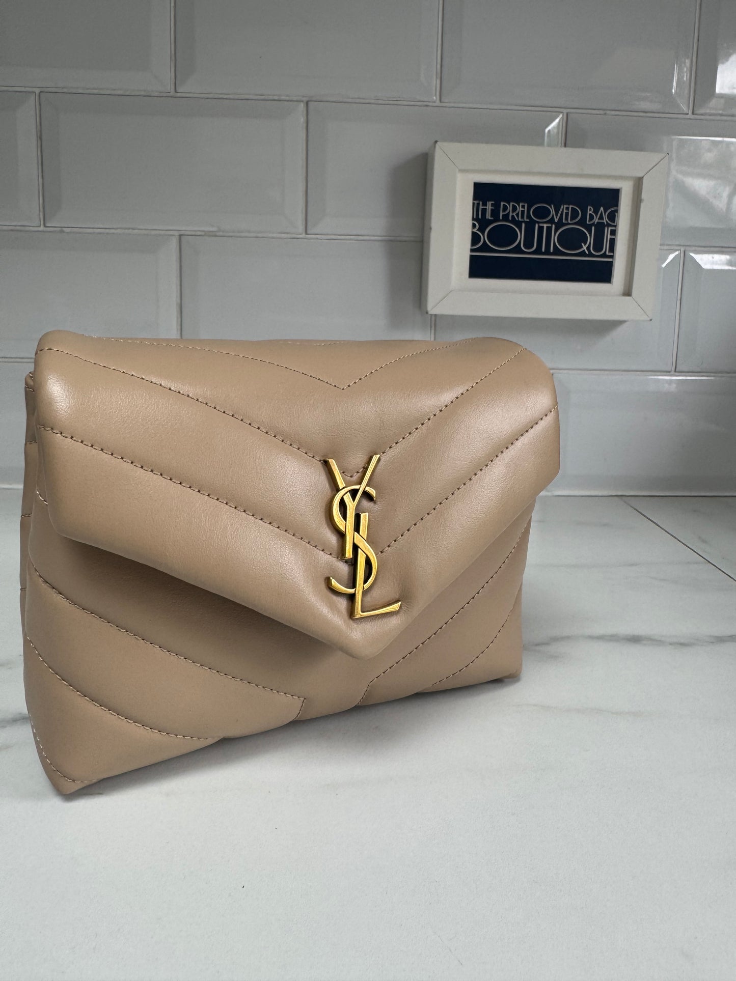 Saint Laurent Toy Lou Lou - Dark Beige
