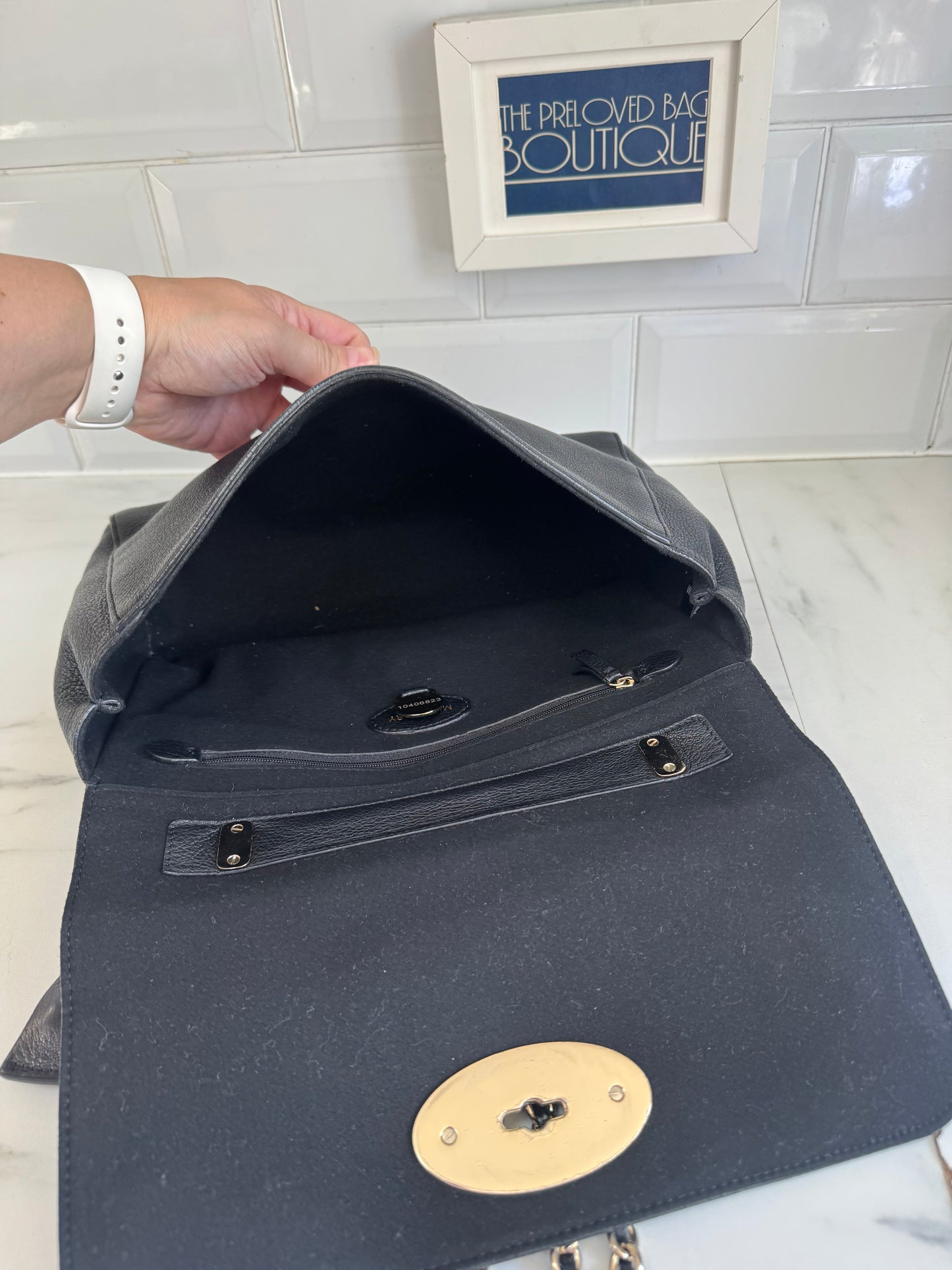 Mulberry Medium Lily - Black