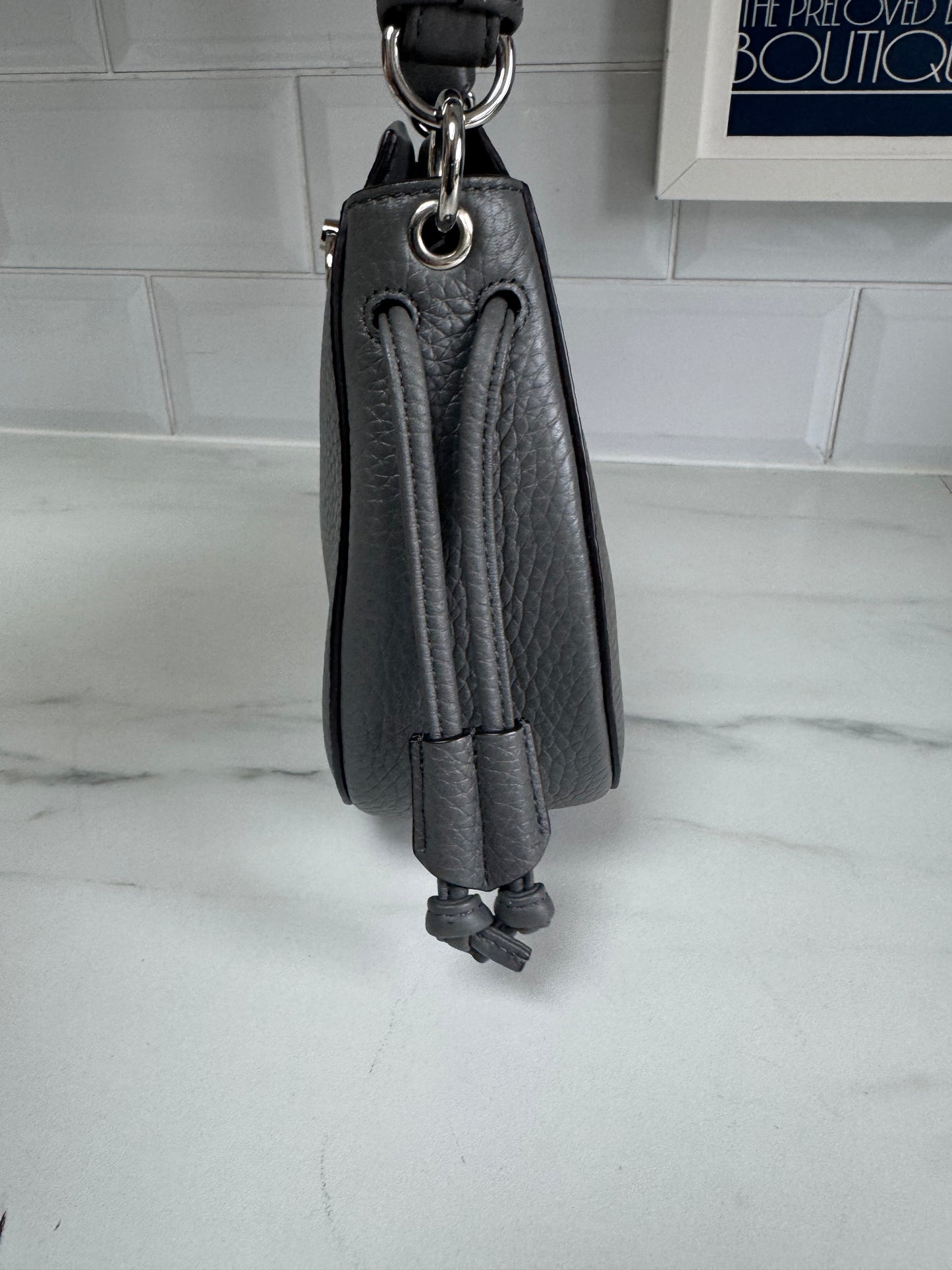 Mulberry Mini Iris Hobo - Charcoal