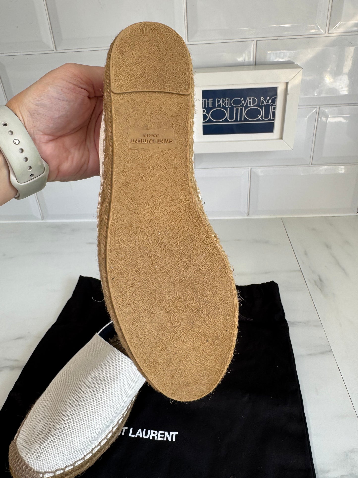 Saint Laurent Espadrilles (2) - Cream