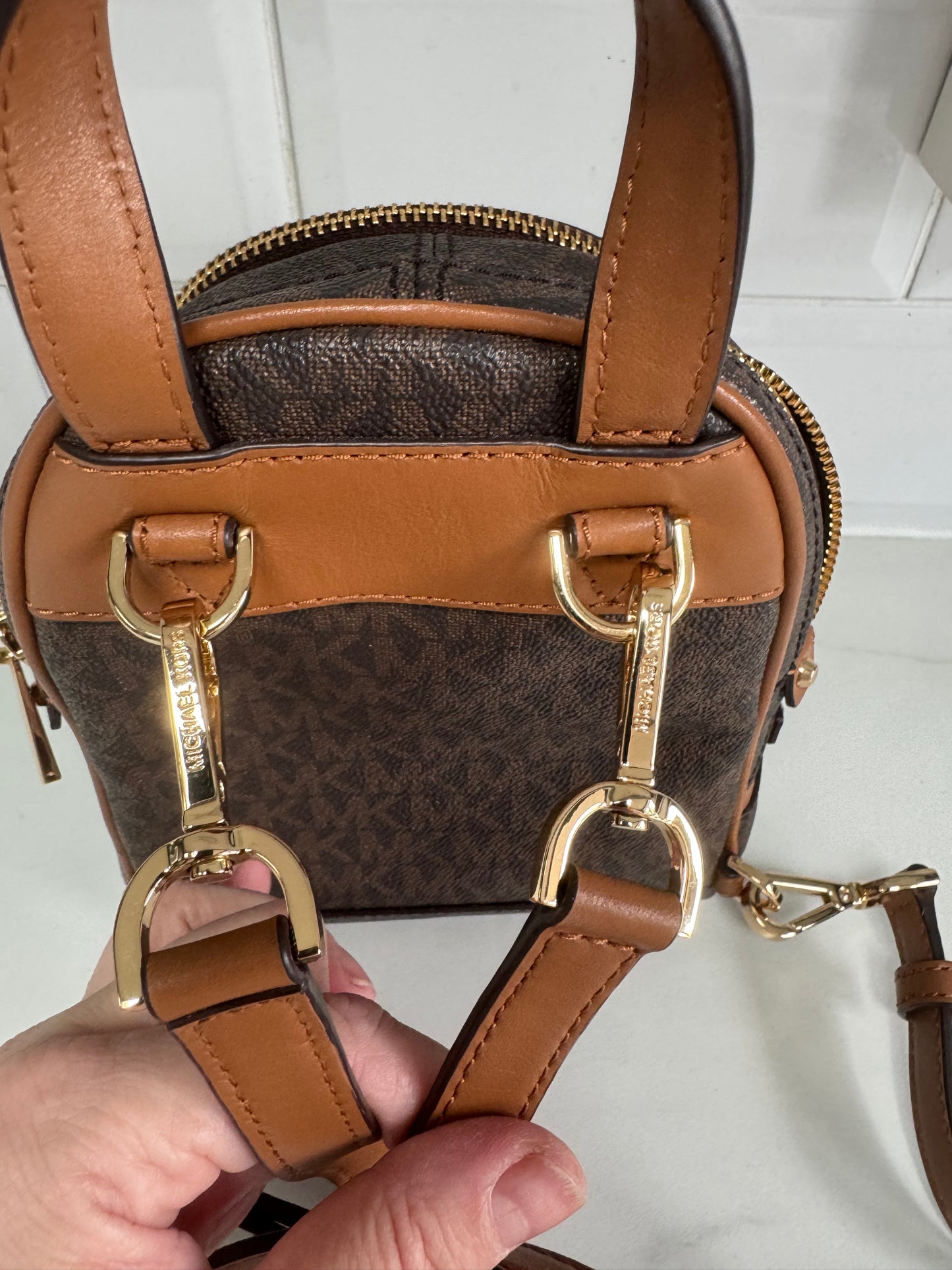 Michael Kors Rhea Mini Backpack - Brown