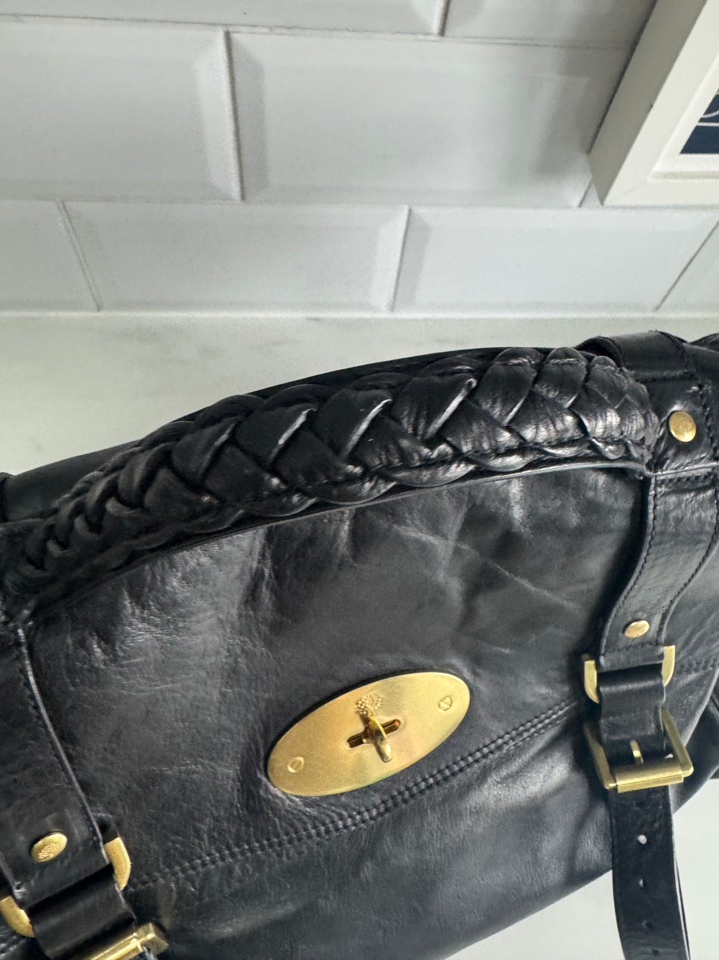 Mulberry Oversized Alexa - Black