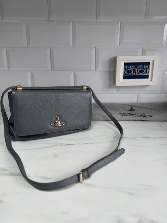 Vivienne Westwood “Balmoral” Shoulder Bag - Grey