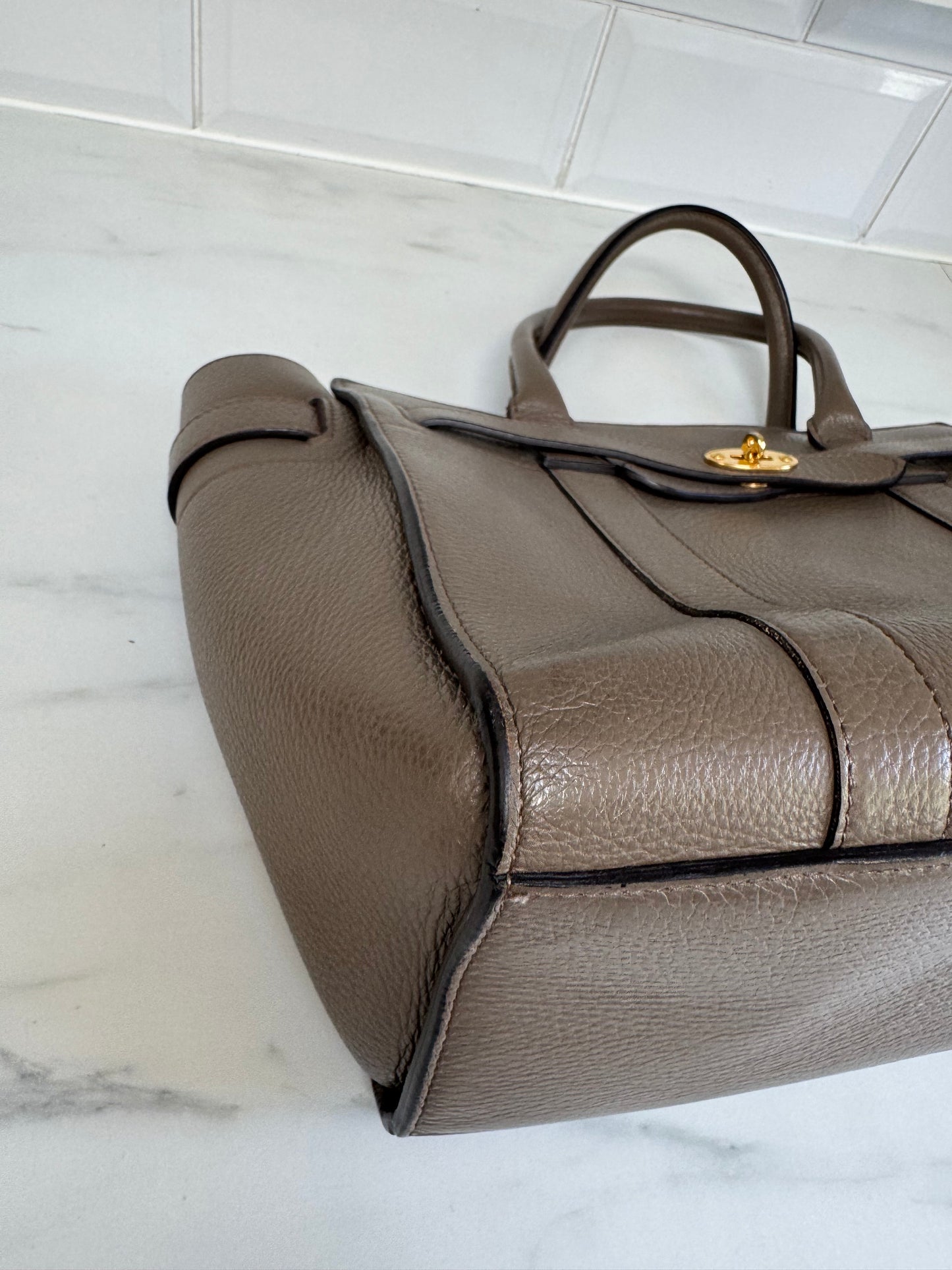 Mulberry Small Belted Bayswater - Clay