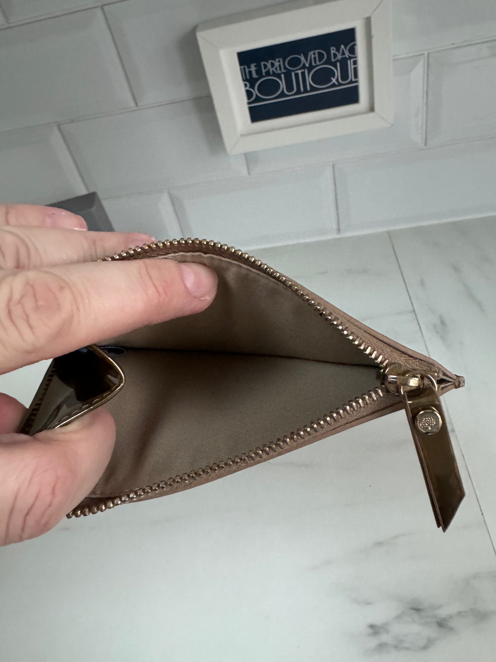 Mulberry round coin sales purse