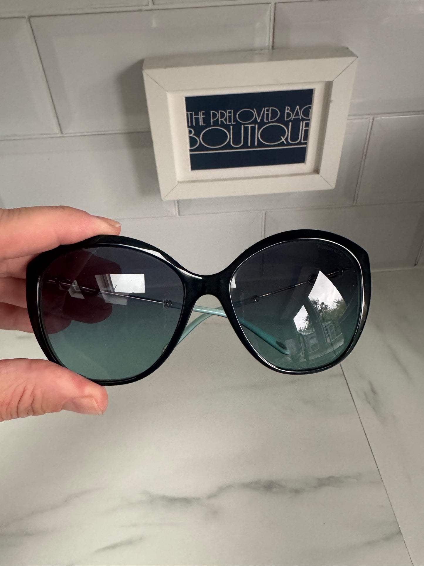 Tiffany & Co Sunglasses - Black and Blue