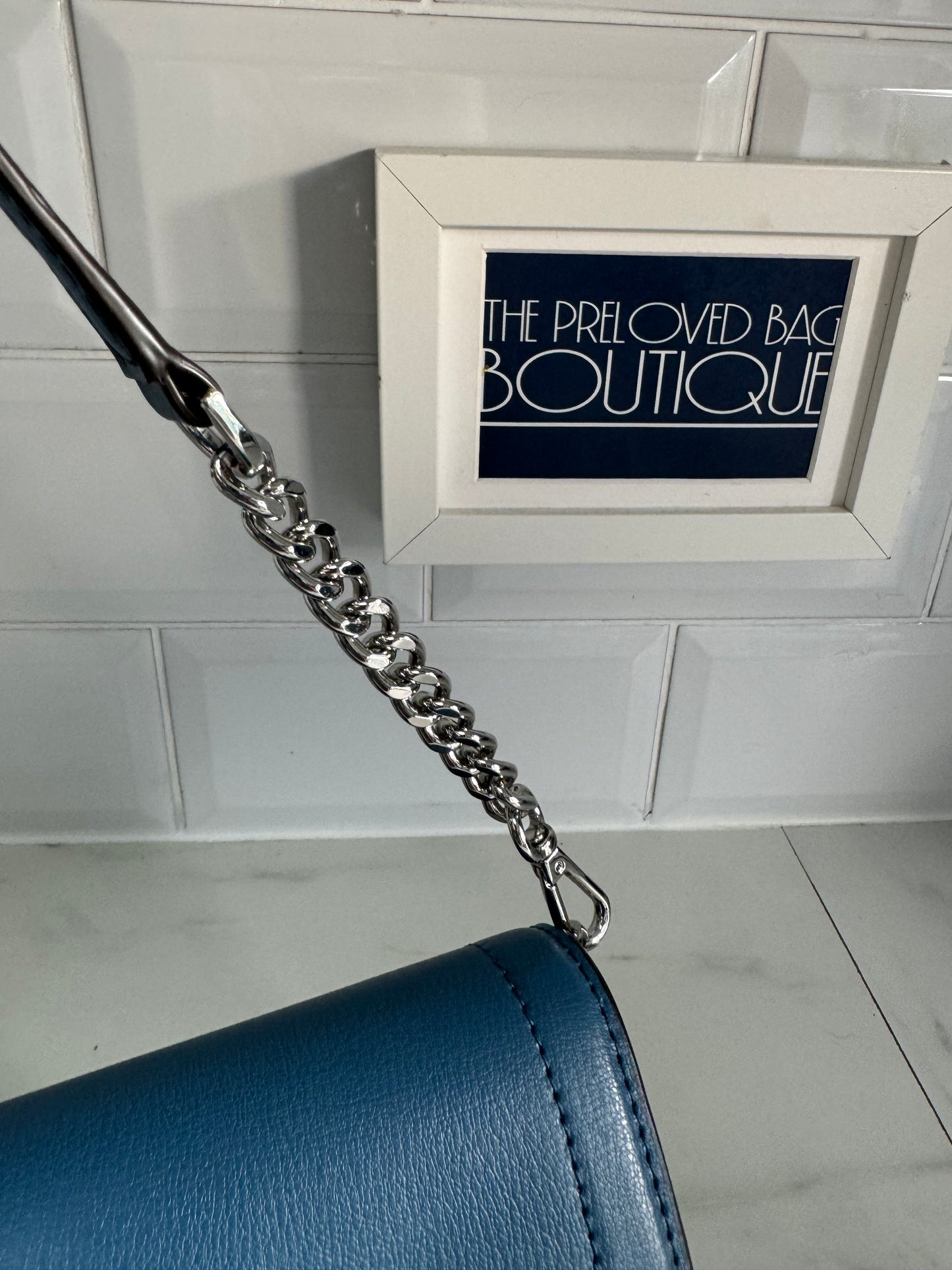 Michael Kors Kinsley WOC - Denim Blue