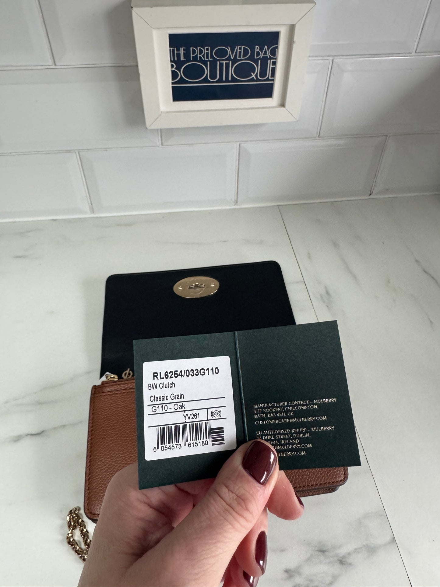 Mulberry Bayswater Clutch - Oak