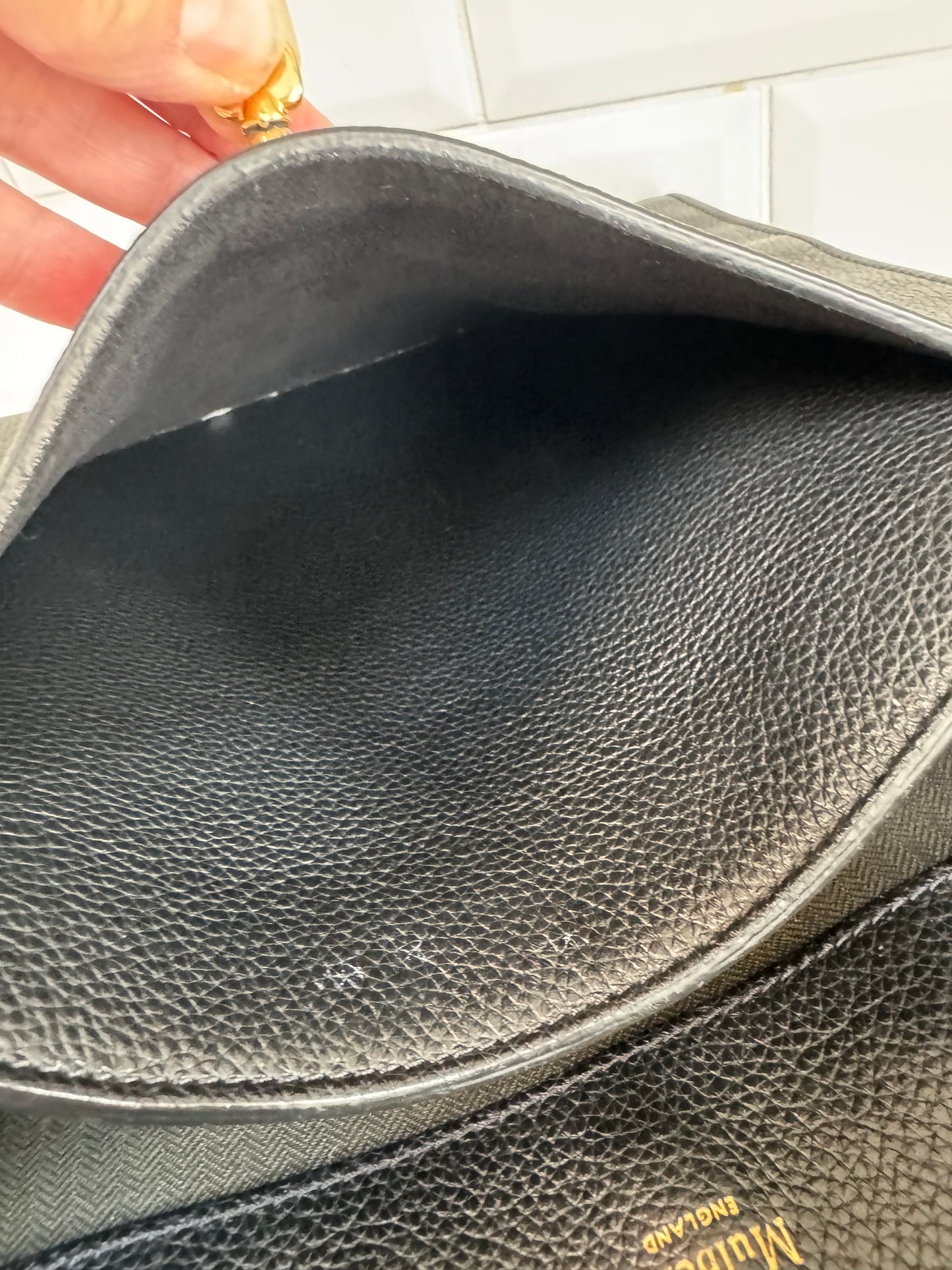 Mulberry Large Antony Messenger - Black