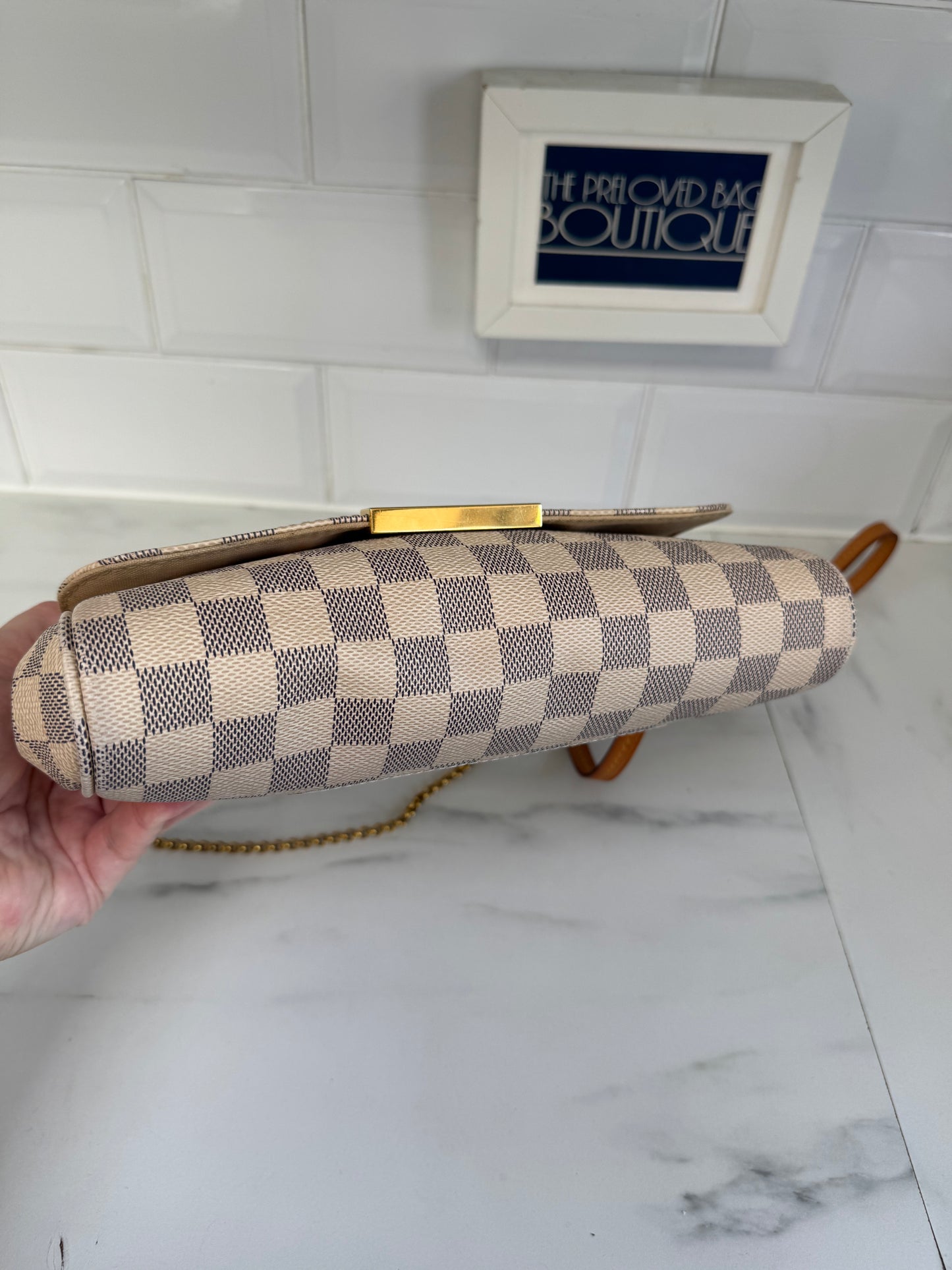 Louis Vuitton Favourite MM - Damier Azure Canvas