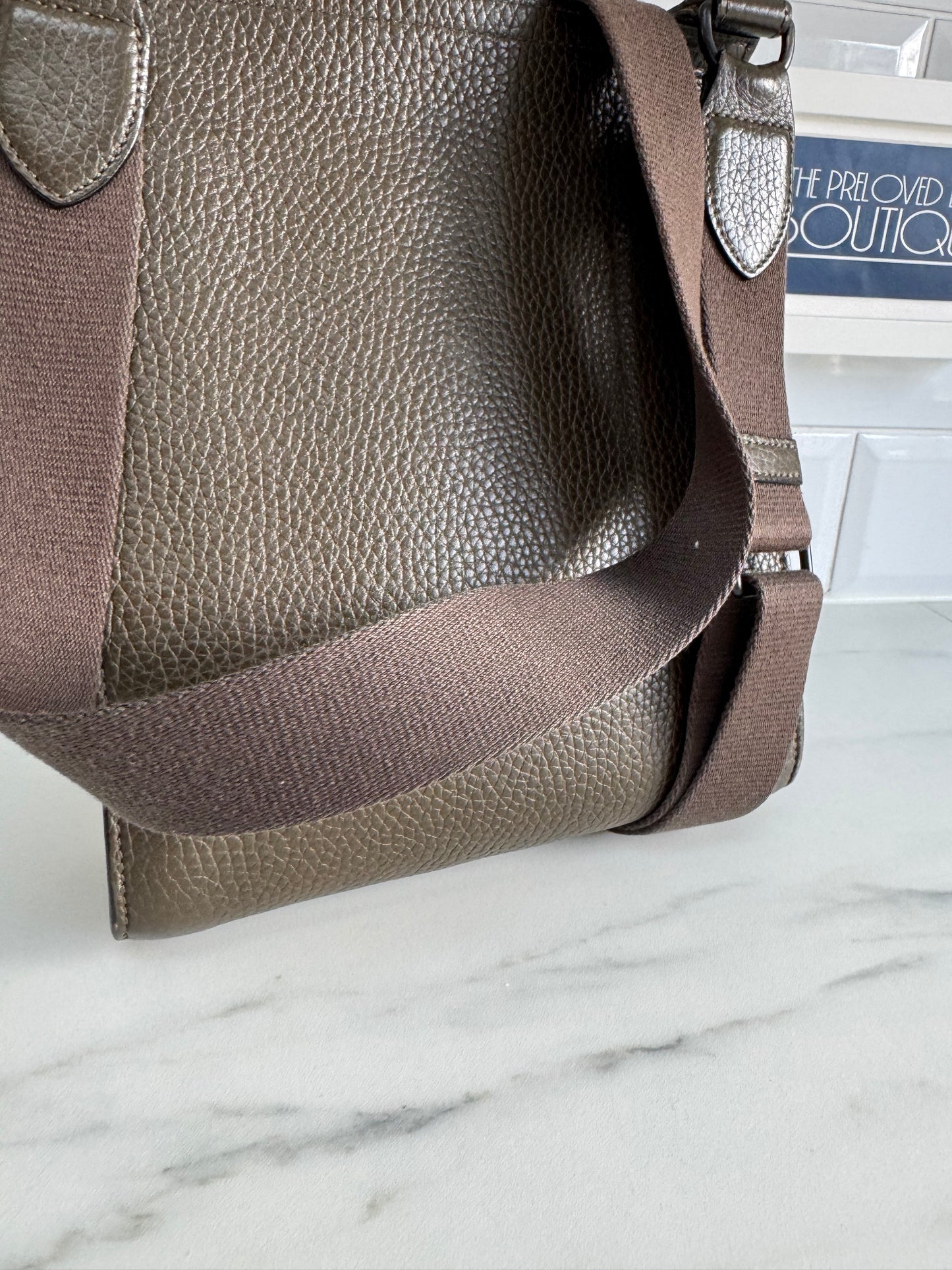 Mulberry Small Antony - Dark Palm