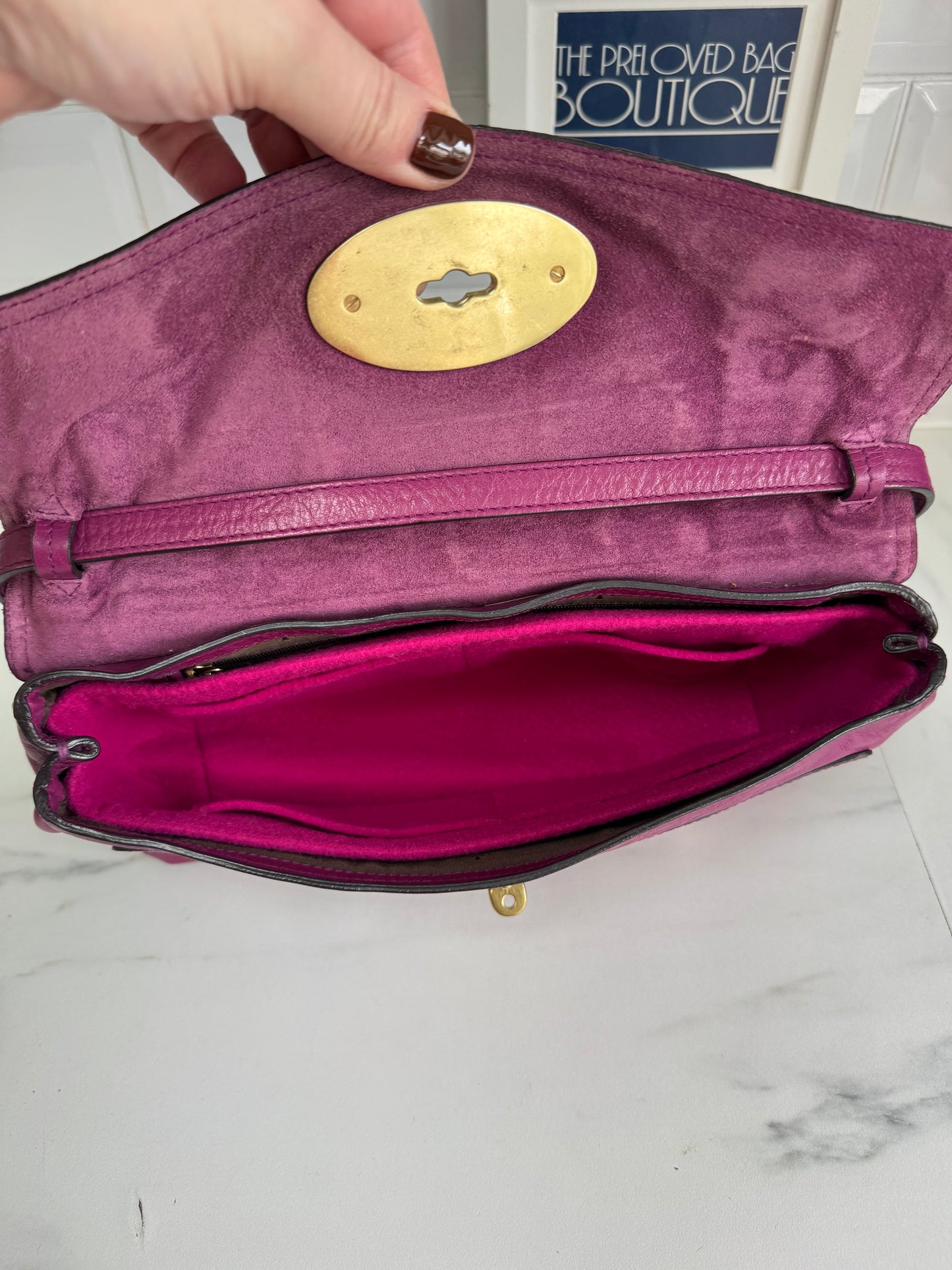 Mulberry Alexa Clutch - Plum