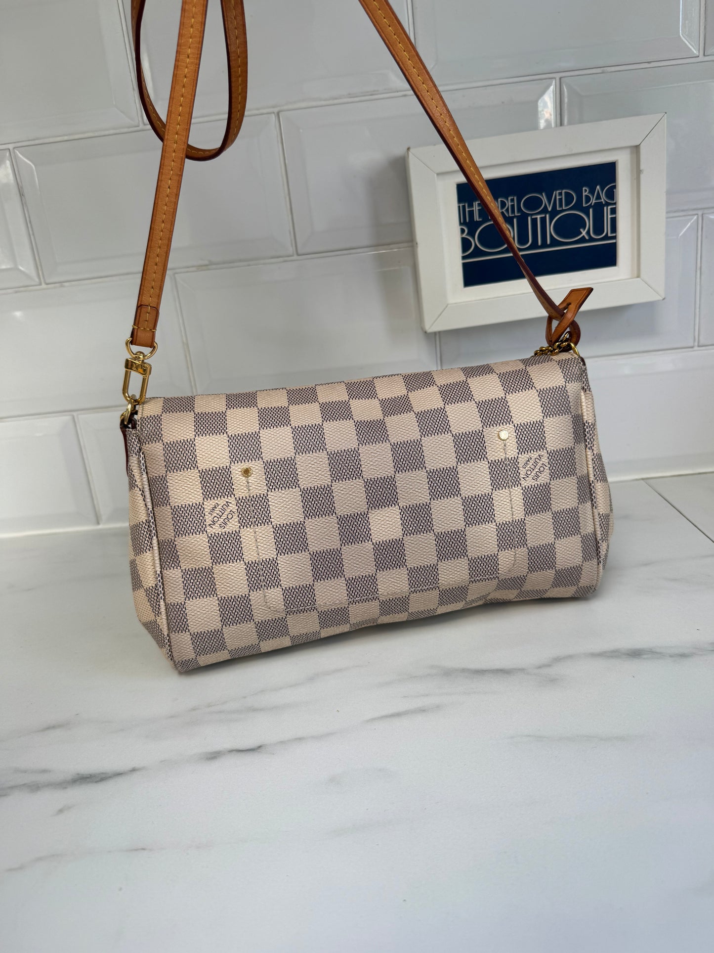 Louis Vuitton Favourite MM - Damier Azure Canvas