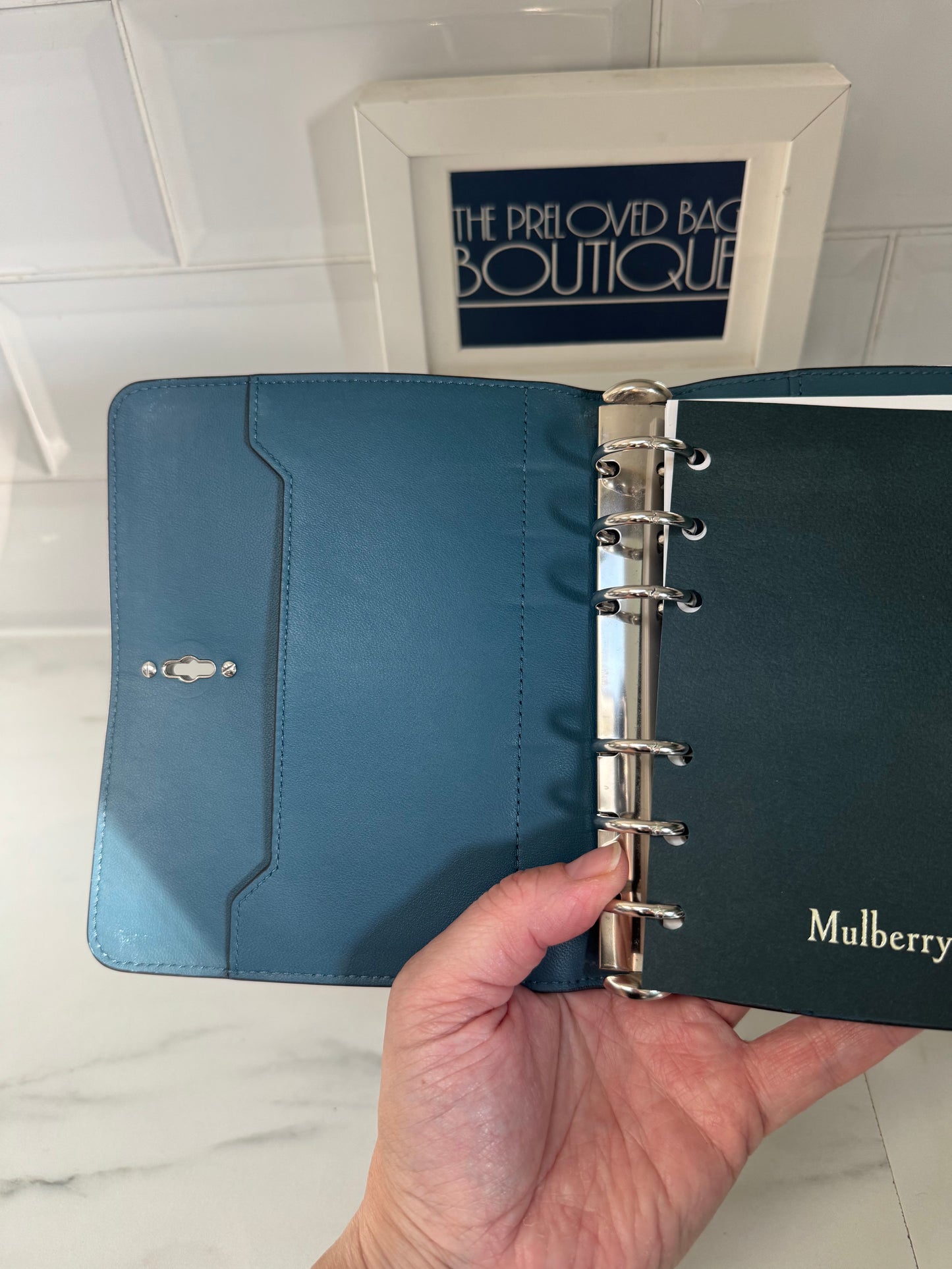 Mulberry Postmans Lock Pocketbook  - Cloud