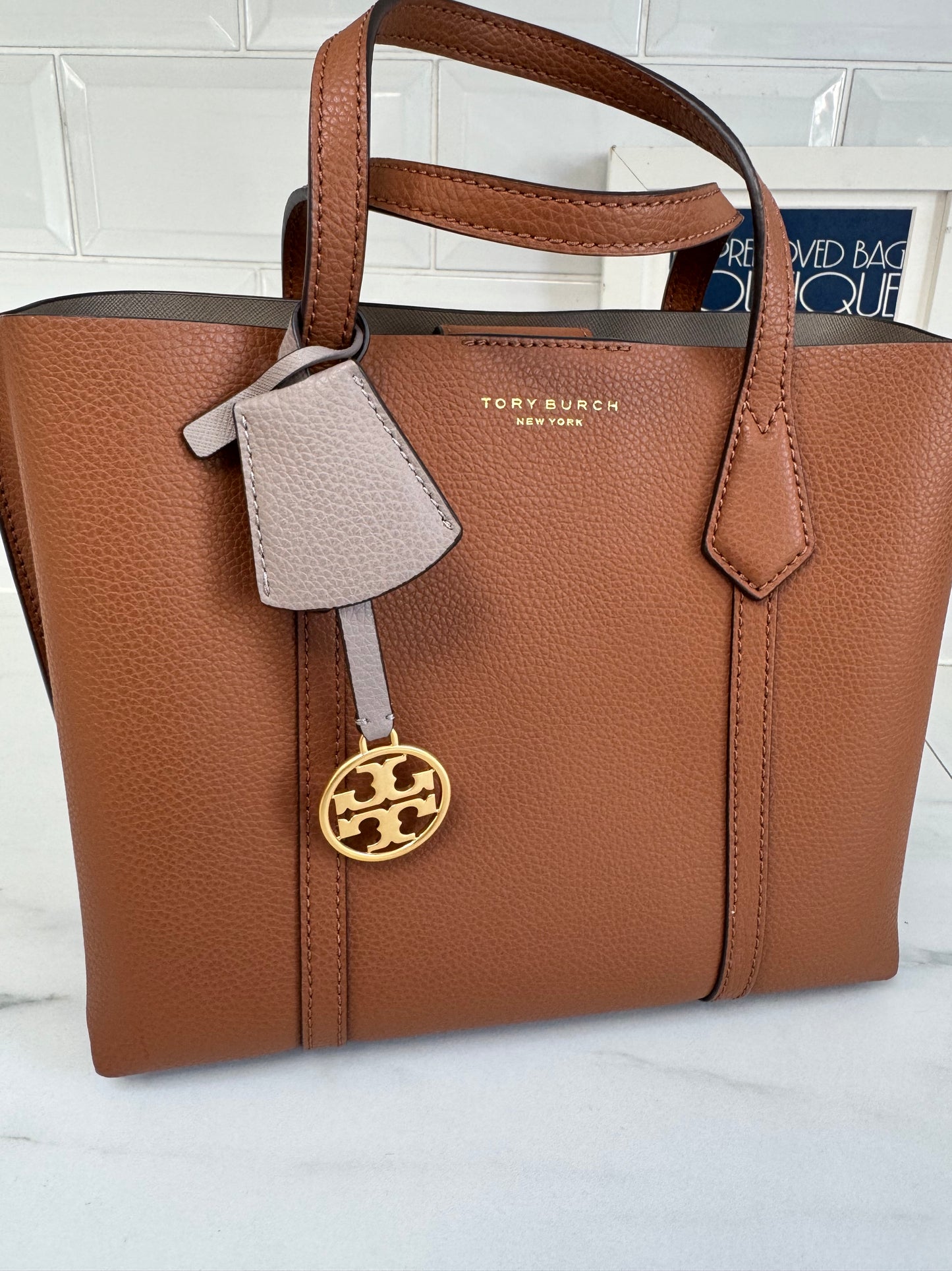 Tory Burch Small aperture Tote - Brown