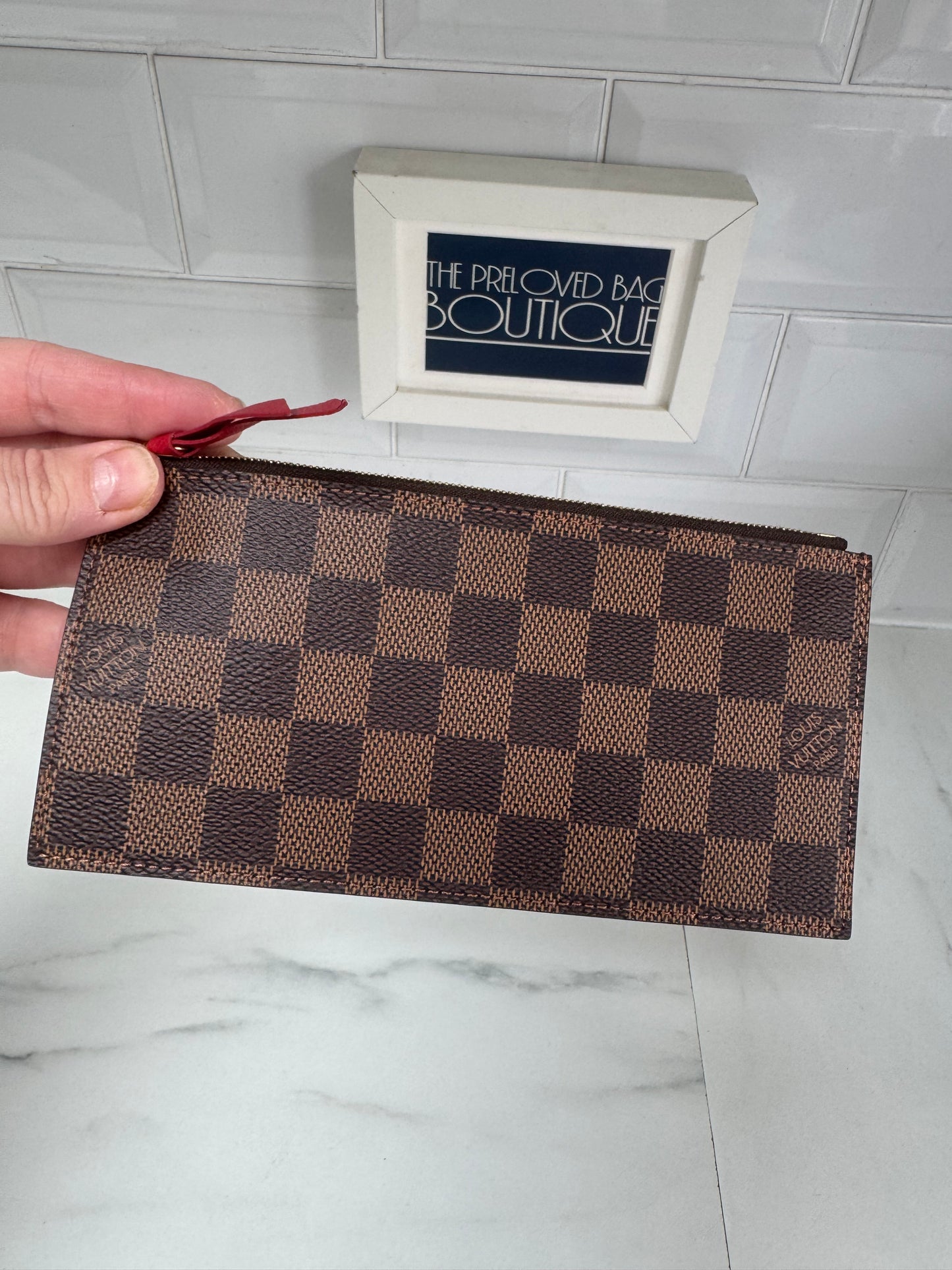 Louis Vuitton Felice Zip top Pouch - Damier Ebene