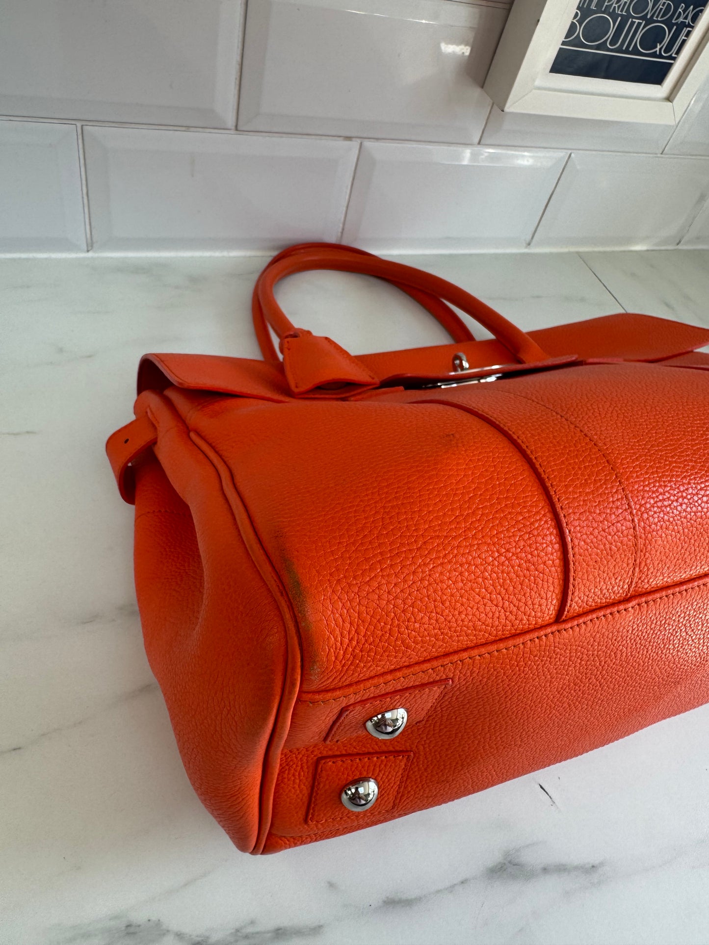 Mulberry Heritage Bayswater - Mandarin Orange