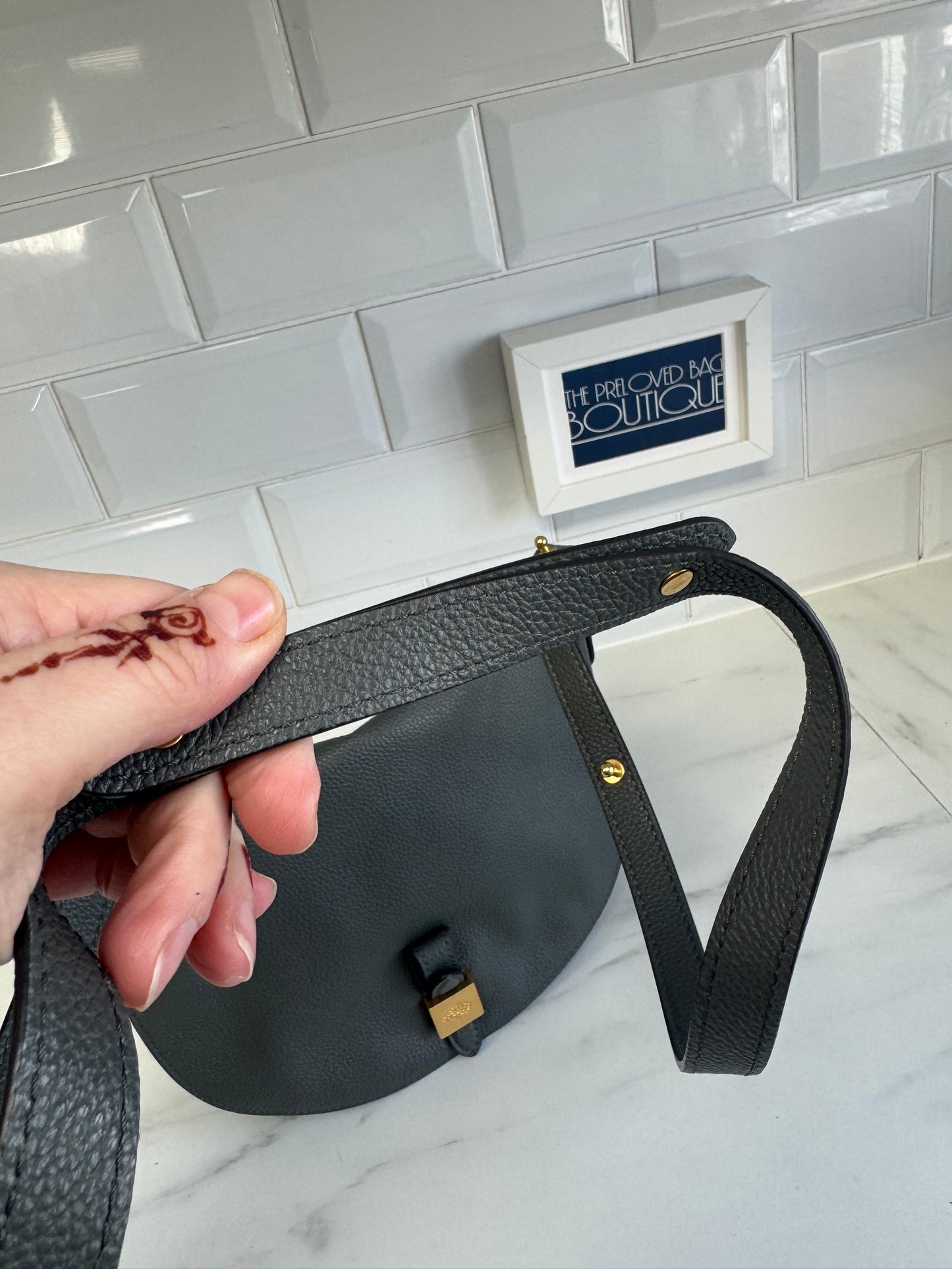 Mulberry Small Tessie Satchel - Grey