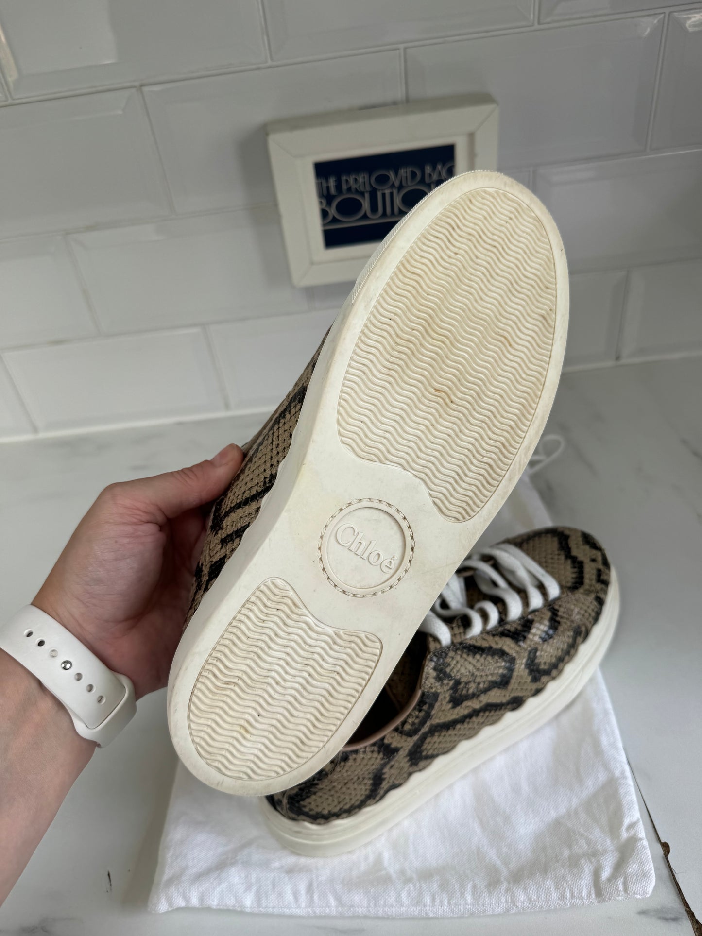 Chloé Trainers White, Grey and Black