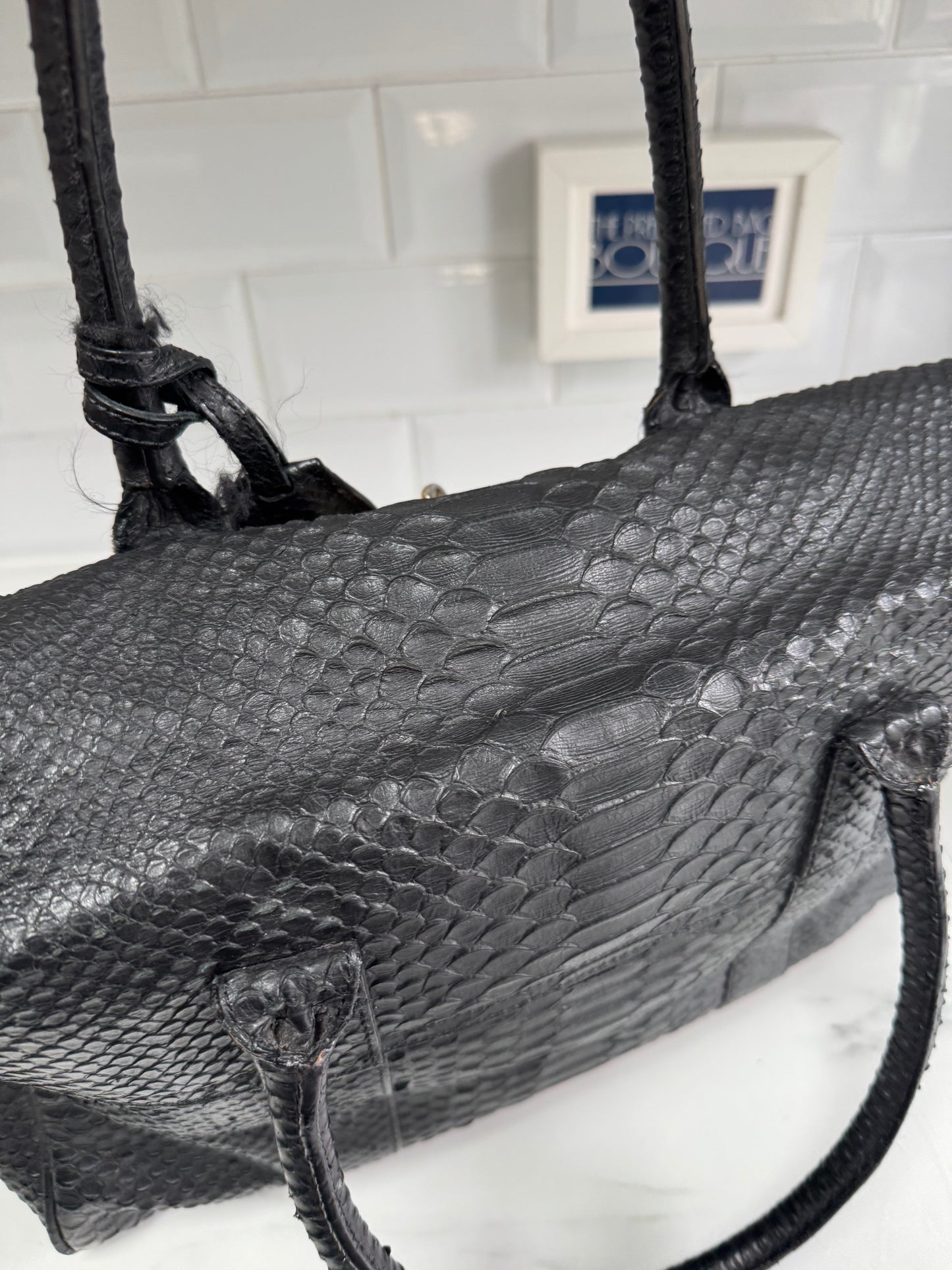 Mulberry Silky Snake Bayswater - Black