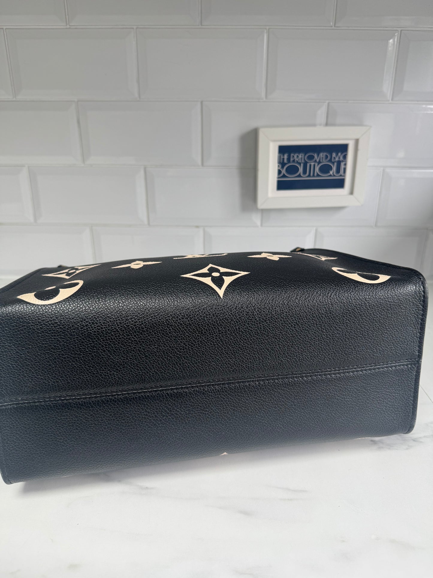 Louis Vuitton OnTheGo MM Bicolor Monogram Emperiente - Black and White