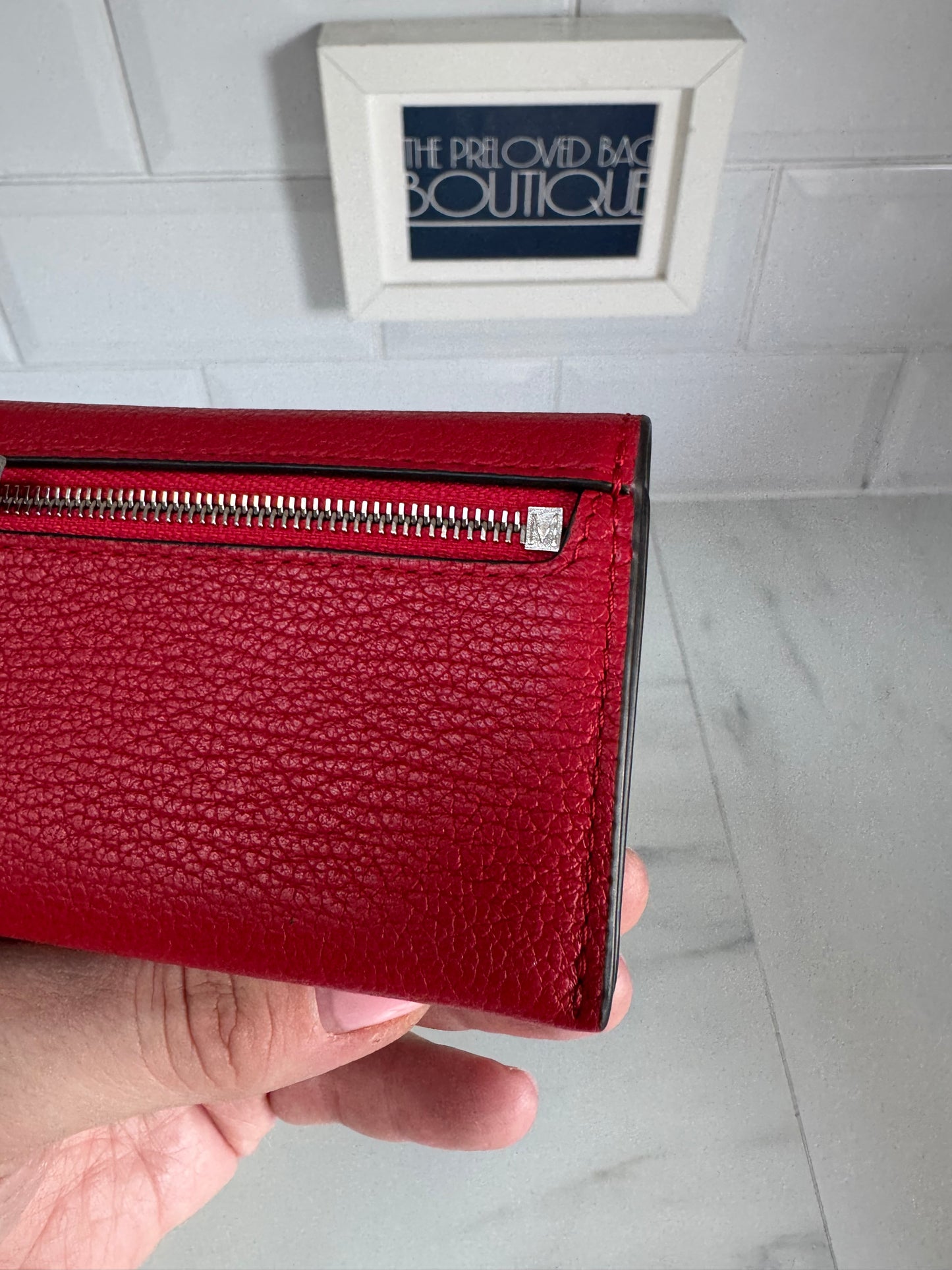 Mulberry Sadie Card Wallet - Lancaster Red