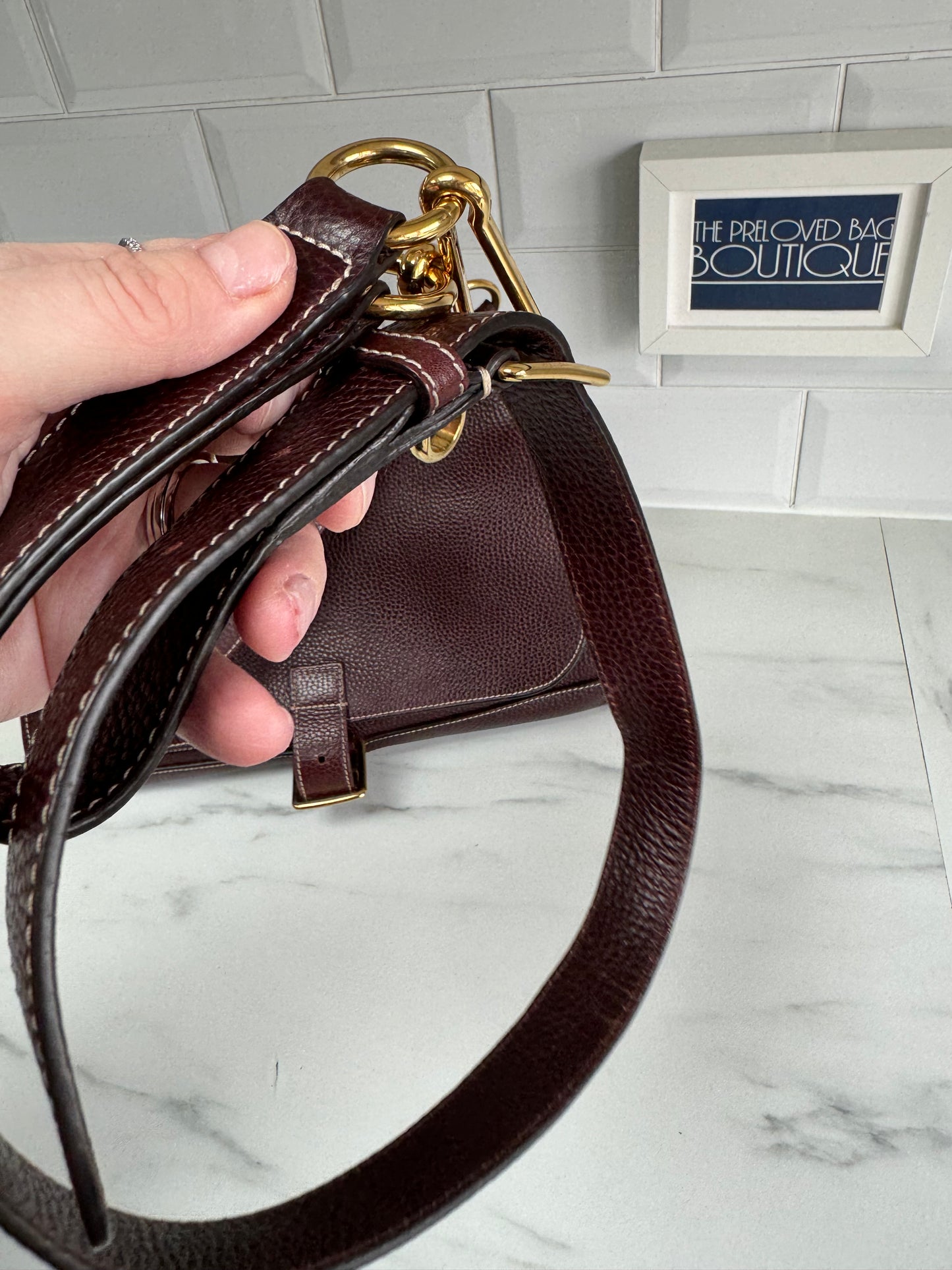 Mulberry Chiltern Satchel - Oxblood