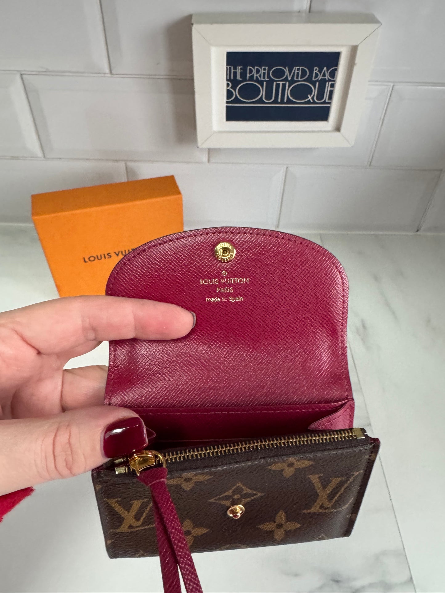 Louis  Vuitton Rosalie Coin Purse - Monogram Brown and Pink