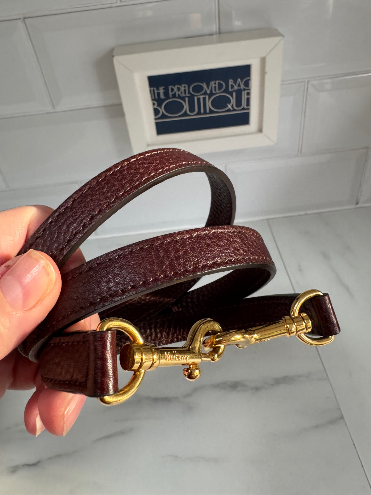 Mulberry Small Zipped Bayswater - Oxblood