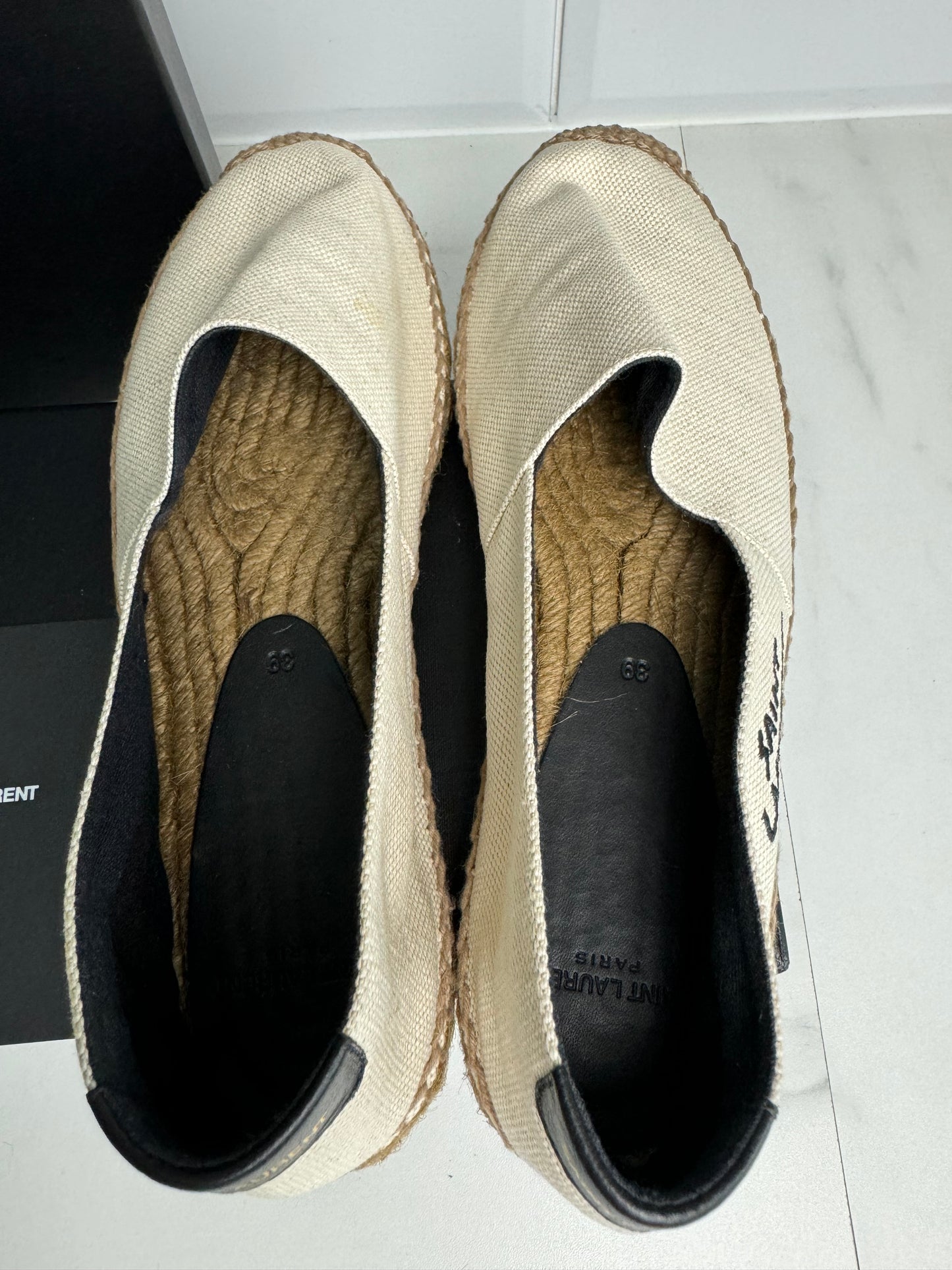 Saint Laurent Espadrilles - Cream