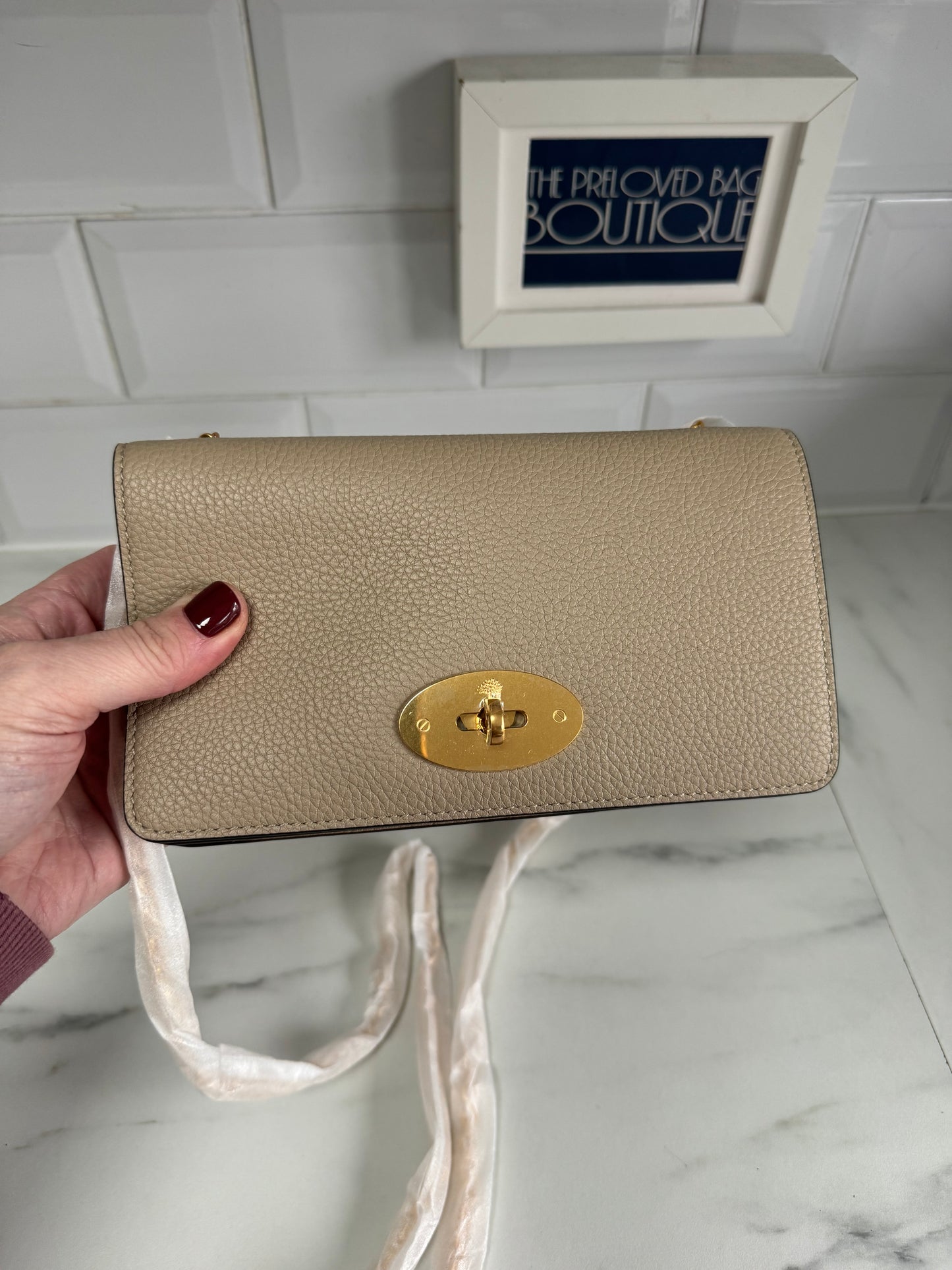 Mulberry Bayswater Clutch - Dune