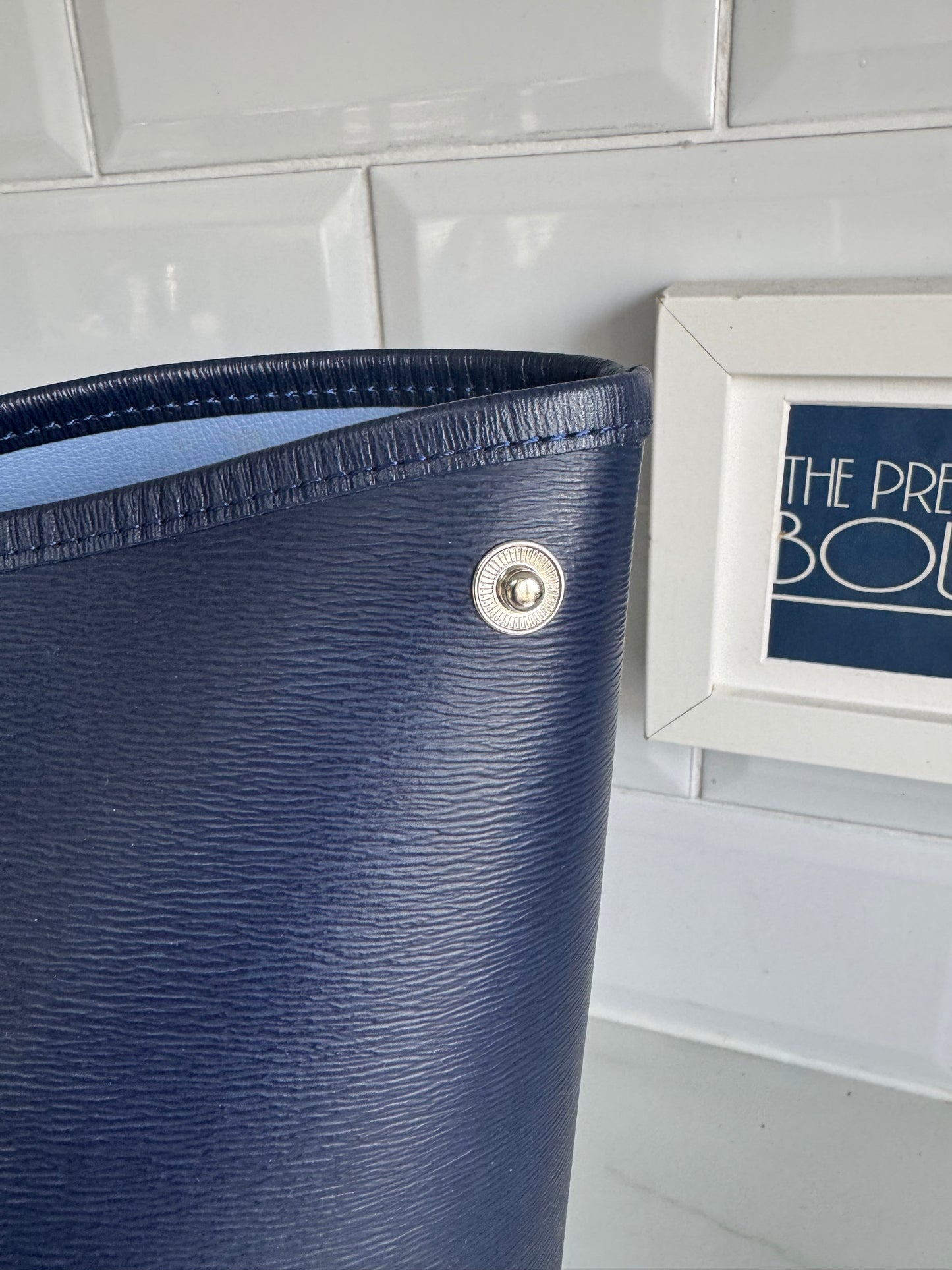 Longchamp Le Roseau Tote - Navy